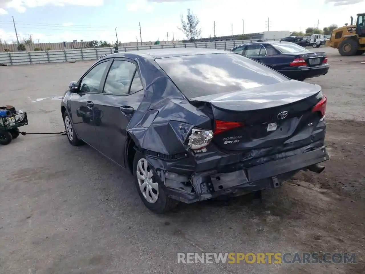 3 Photograph of a damaged car 5YFBURHE3KP865748 TOYOTA COROLLA 2019