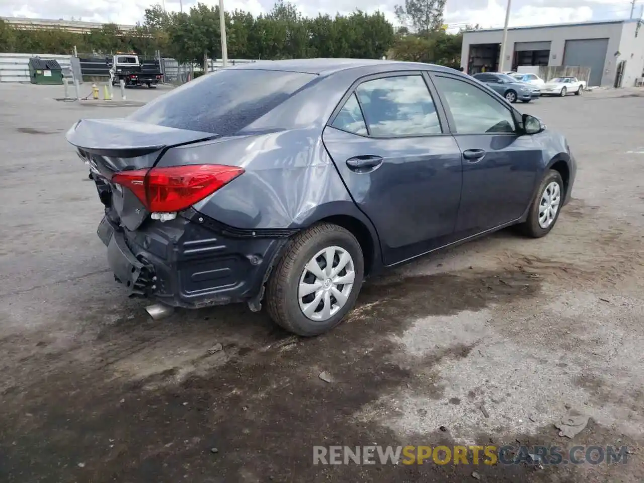 4 Photograph of a damaged car 5YFBURHE3KP865748 TOYOTA COROLLA 2019