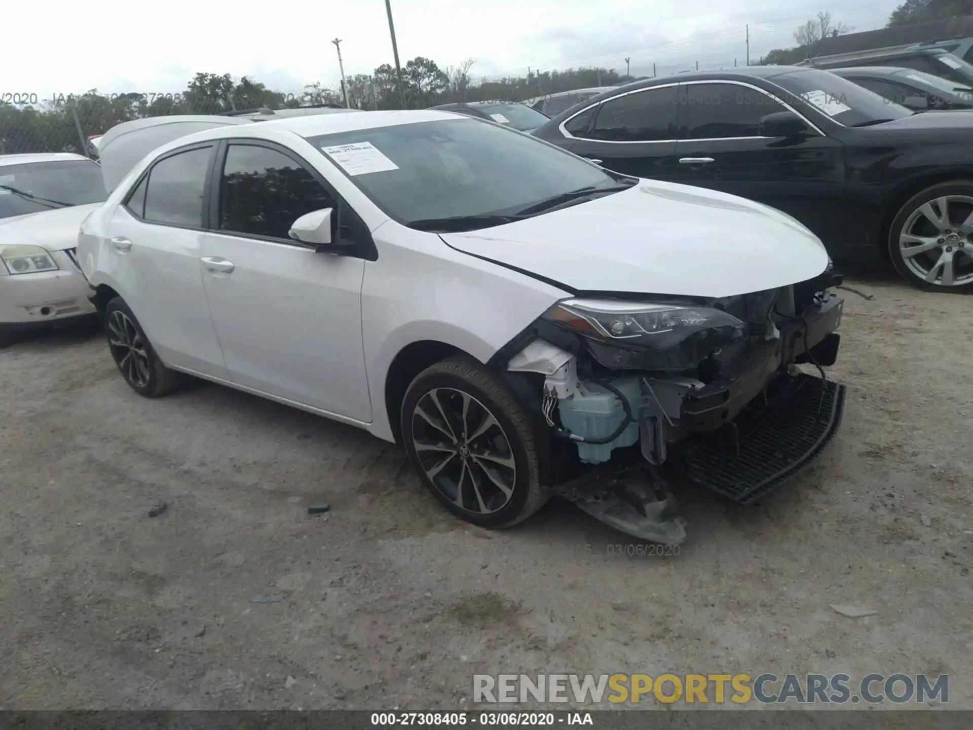 1 Photograph of a damaged car 5YFBURHE3KP865992 TOYOTA COROLLA 2019