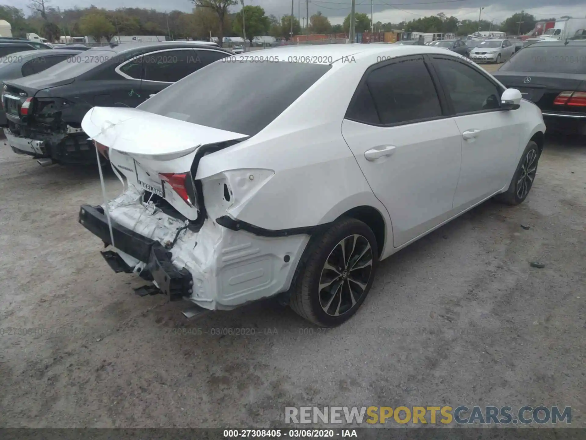 4 Photograph of a damaged car 5YFBURHE3KP865992 TOYOTA COROLLA 2019