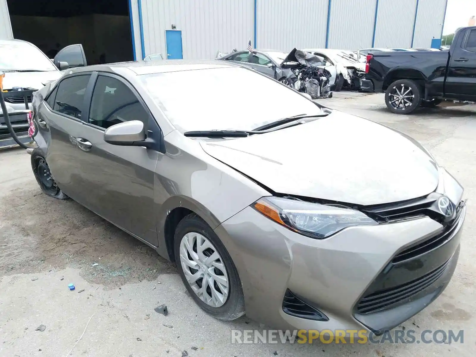 1 Photograph of a damaged car 5YFBURHE3KP866124 TOYOTA COROLLA 2019