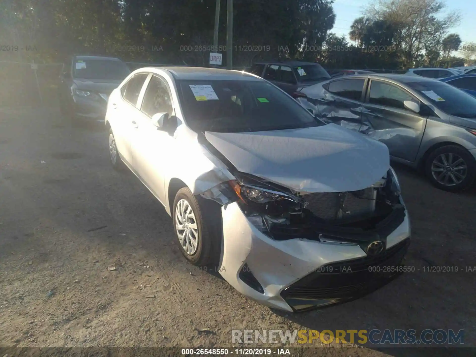 1 Photograph of a damaged car 5YFBURHE3KP866317 TOYOTA COROLLA 2019