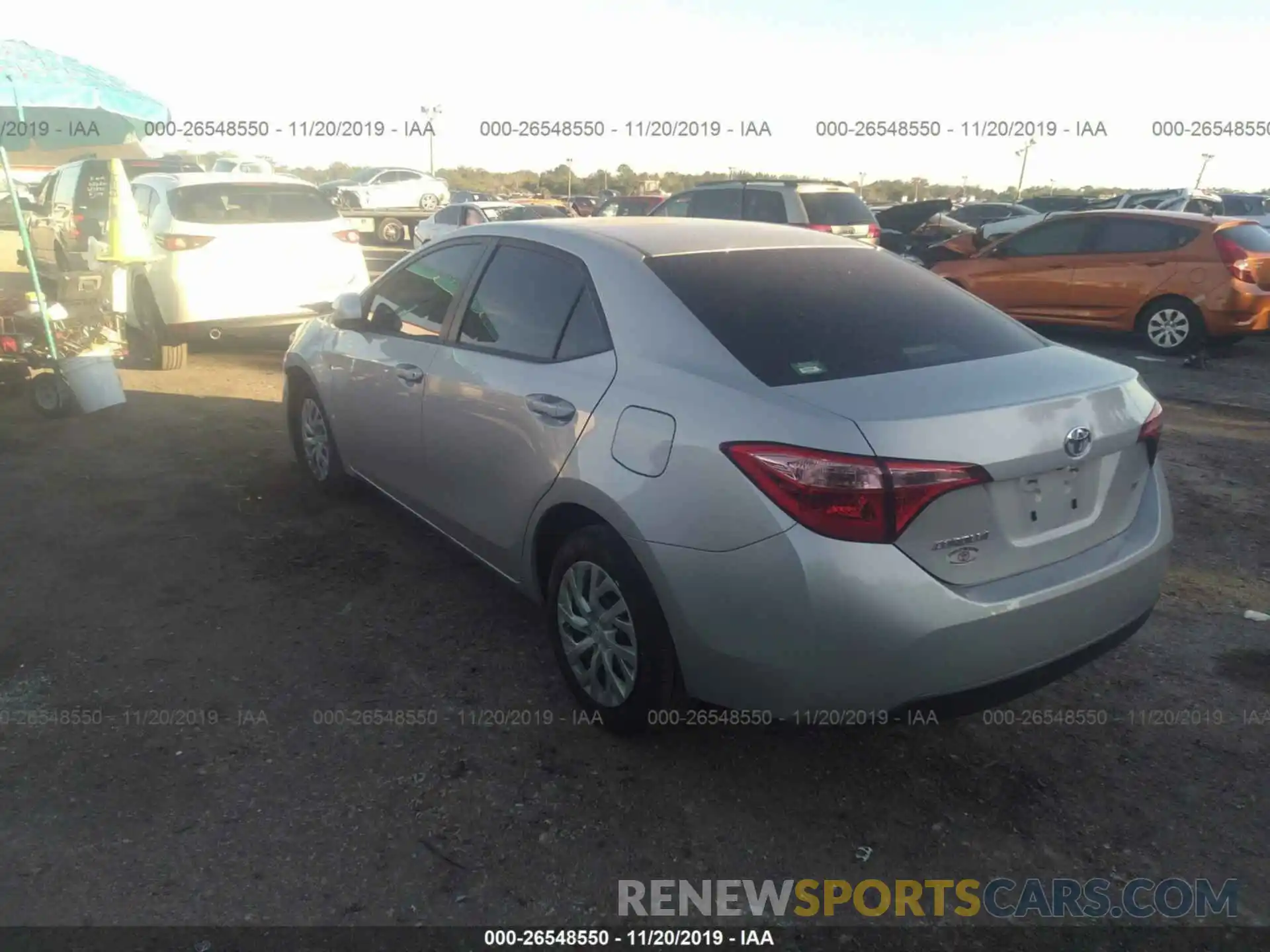 3 Photograph of a damaged car 5YFBURHE3KP866317 TOYOTA COROLLA 2019