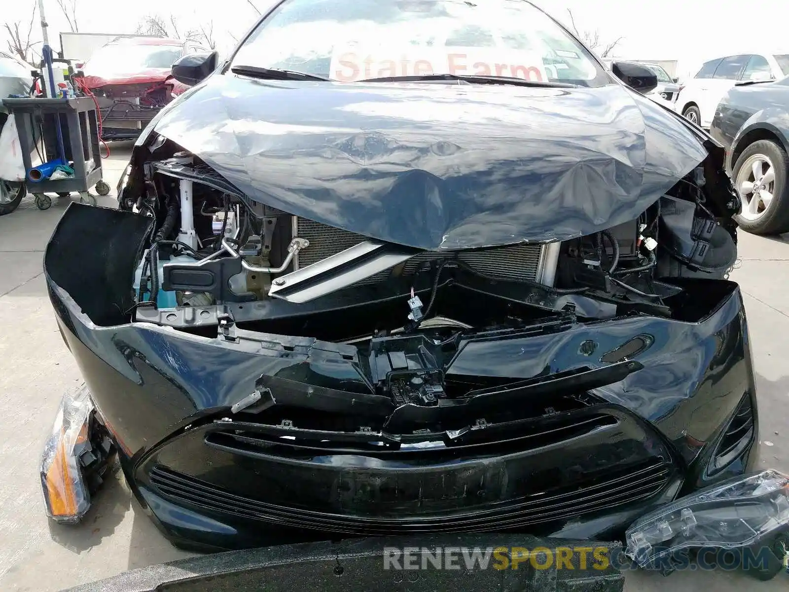 9 Photograph of a damaged car 5YFBURHE3KP866365 TOYOTA COROLLA 2019