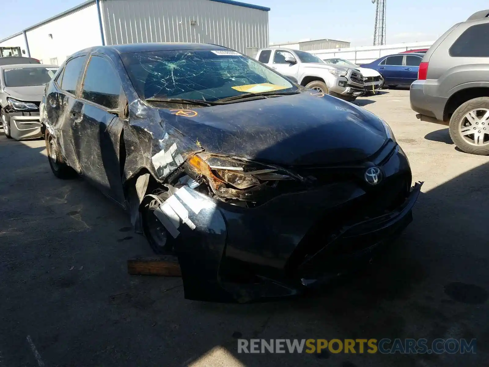 1 Photograph of a damaged car 5YFBURHE3KP866656 TOYOTA COROLLA 2019