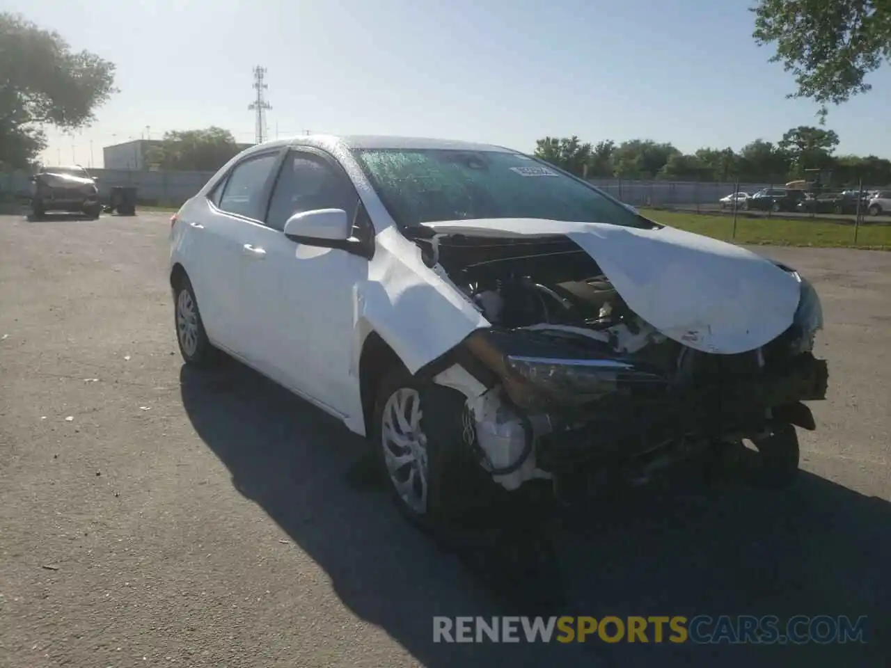 1 Photograph of a damaged car 5YFBURHE3KP866740 TOYOTA COROLLA 2019