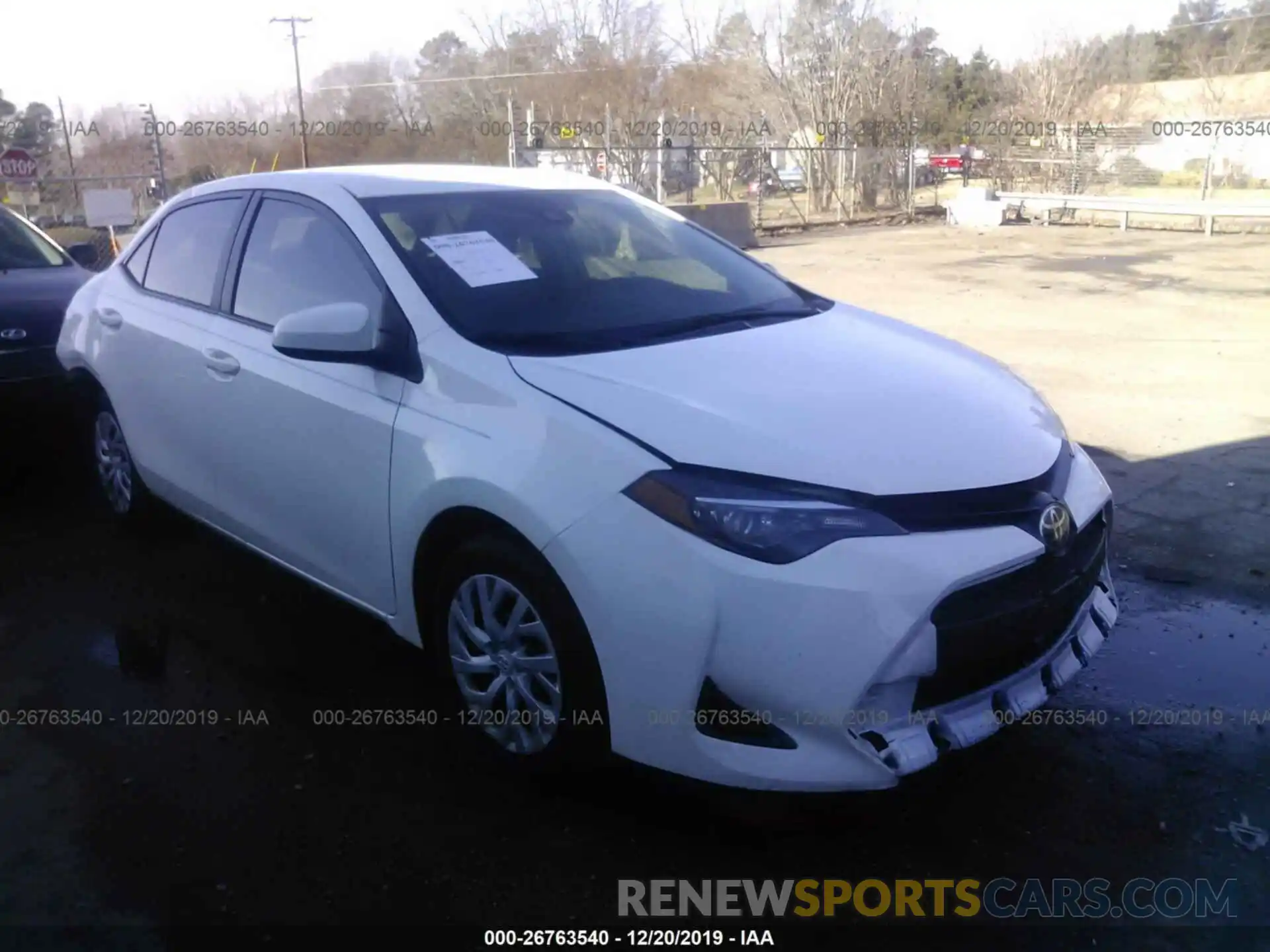 1 Photograph of a damaged car 5YFBURHE3KP866902 TOYOTA COROLLA 2019