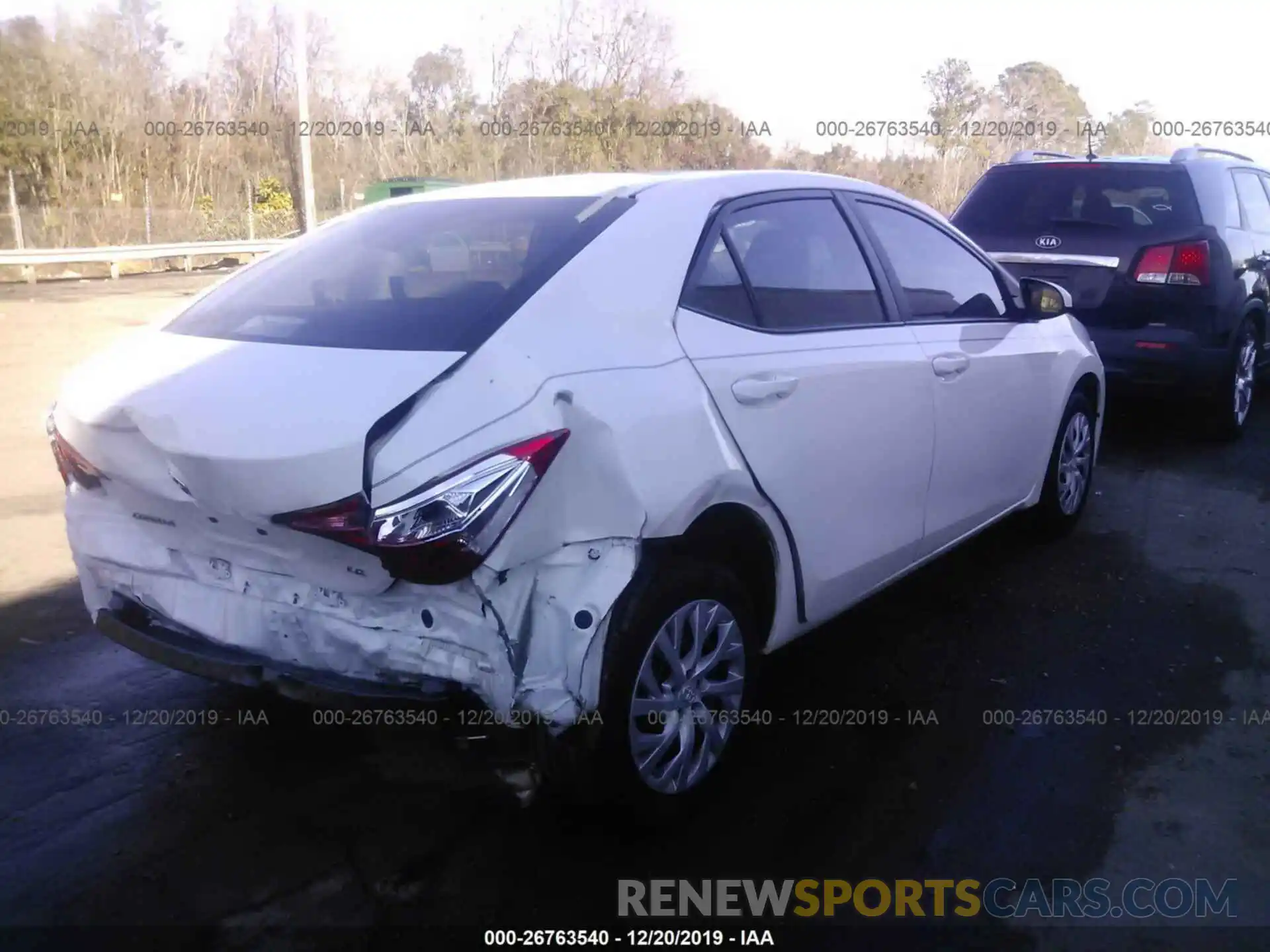 4 Photograph of a damaged car 5YFBURHE3KP866902 TOYOTA COROLLA 2019