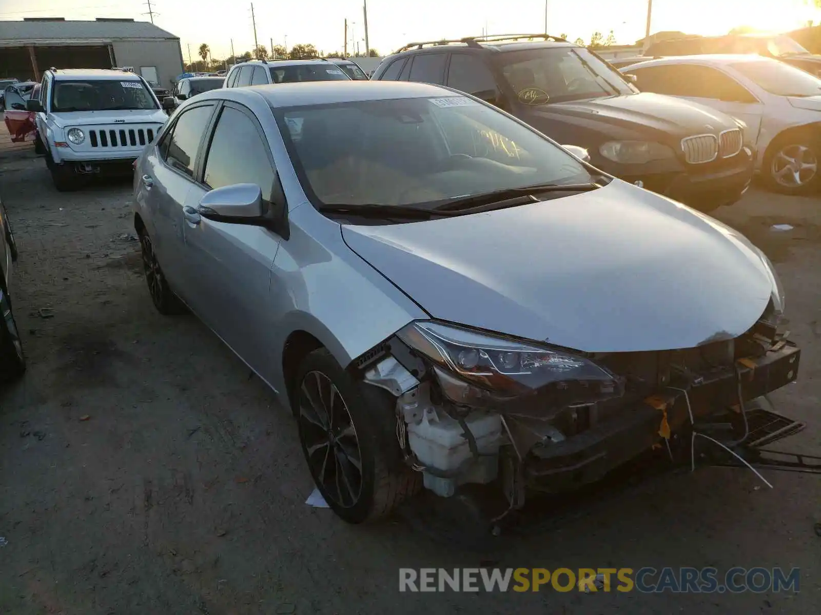 1 Photograph of a damaged car 5YFBURHE3KP867080 TOYOTA COROLLA 2019