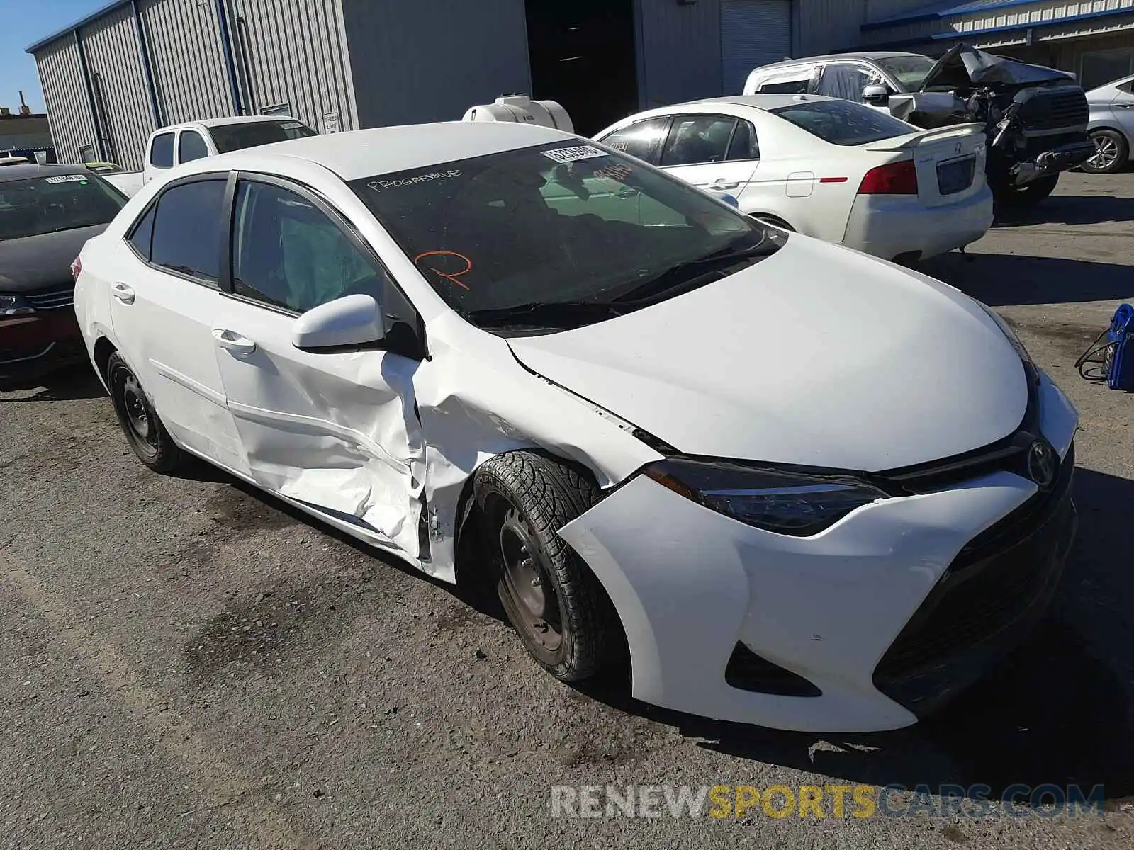 1 Photograph of a damaged car 5YFBURHE3KP867113 TOYOTA COROLLA 2019