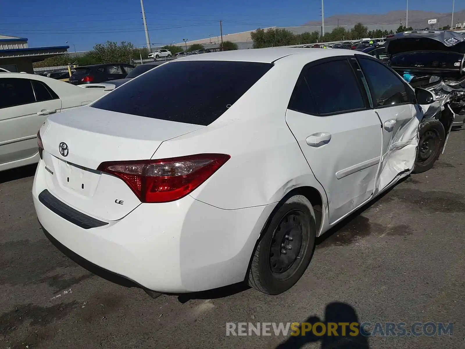 4 Photograph of a damaged car 5YFBURHE3KP867113 TOYOTA COROLLA 2019