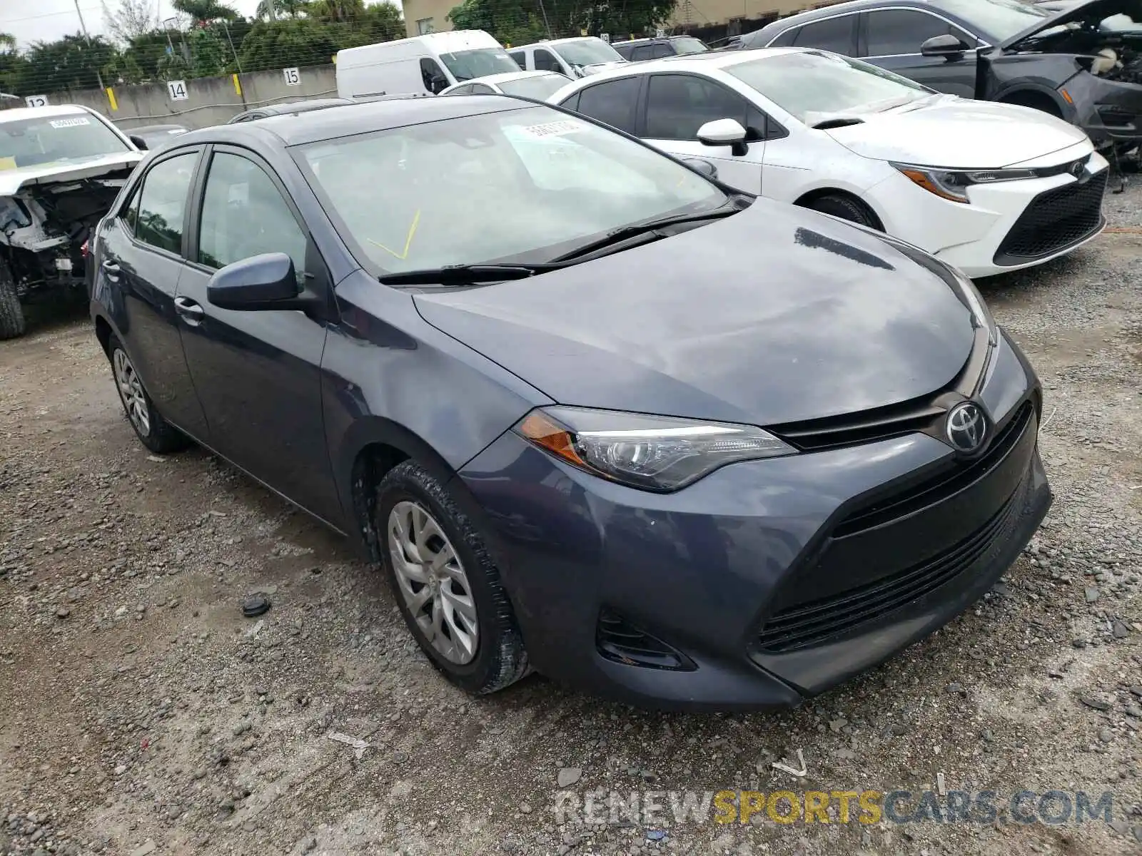 1 Photograph of a damaged car 5YFBURHE3KP867192 TOYOTA COROLLA 2019