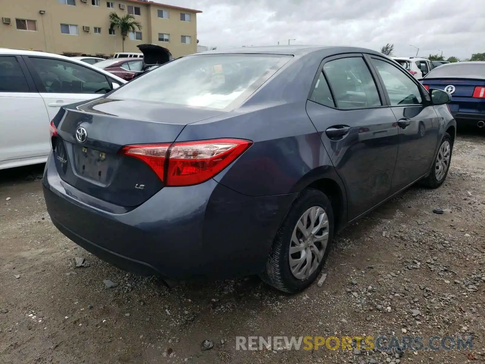 4 Photograph of a damaged car 5YFBURHE3KP867192 TOYOTA COROLLA 2019