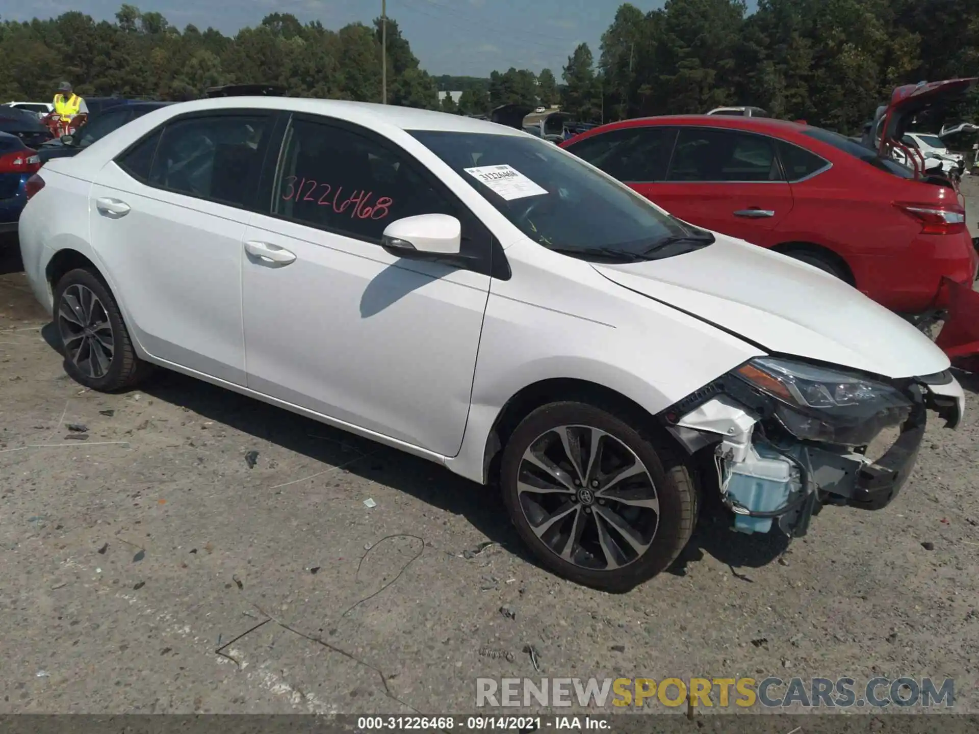 1 Photograph of a damaged car 5YFBURHE3KP867497 TOYOTA COROLLA 2019