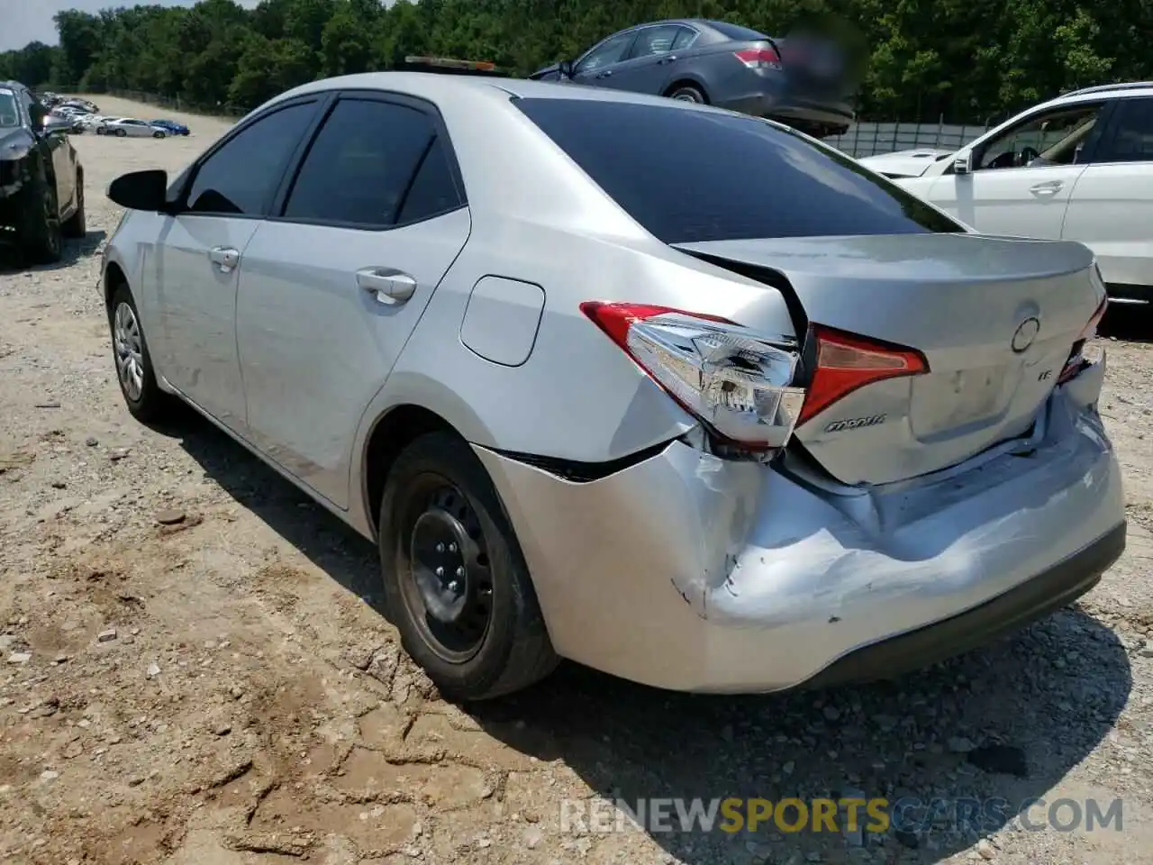 3 Photograph of a damaged car 5YFBURHE3KP867550 TOYOTA COROLLA 2019