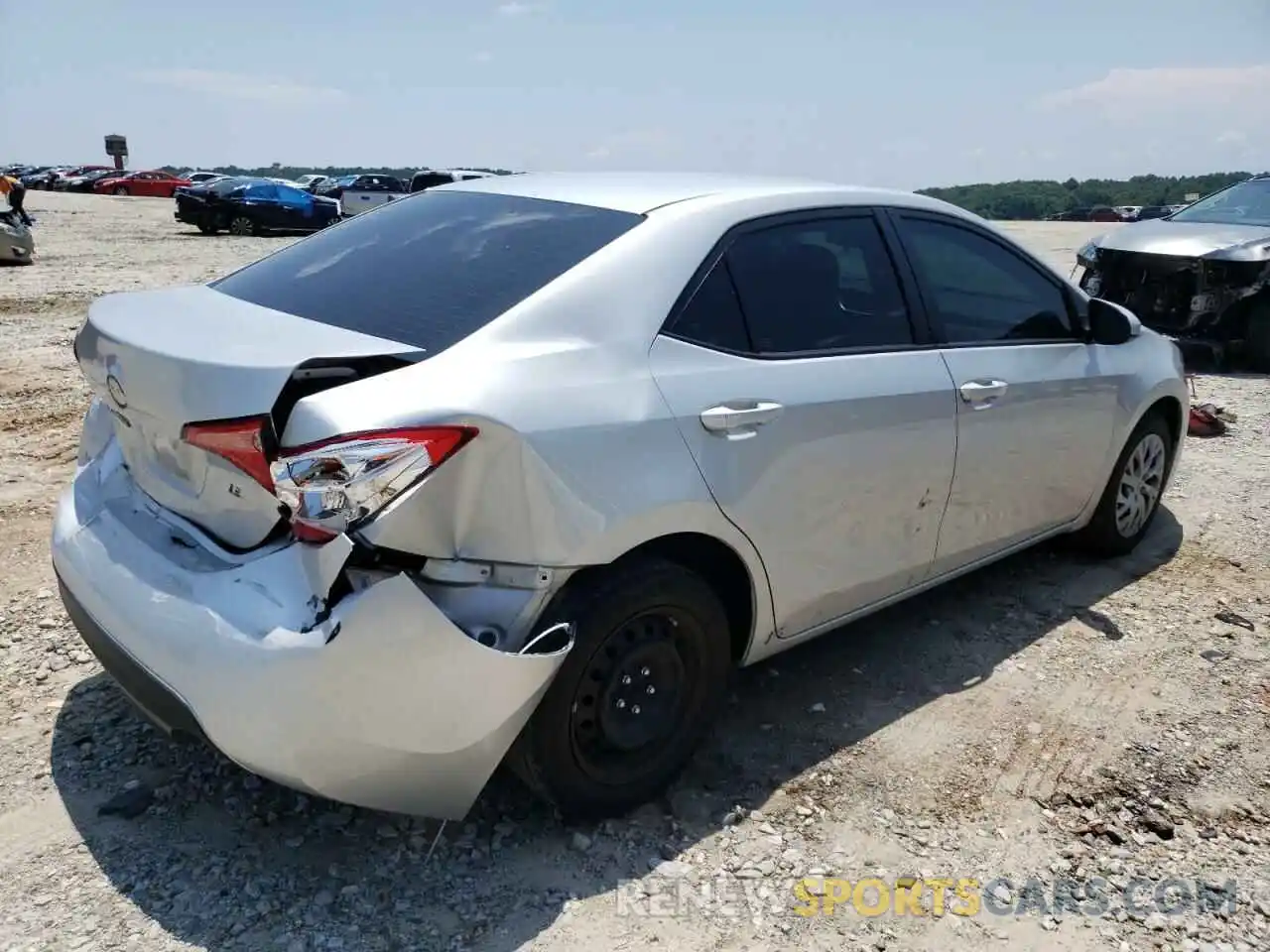 4 Photograph of a damaged car 5YFBURHE3KP867550 TOYOTA COROLLA 2019