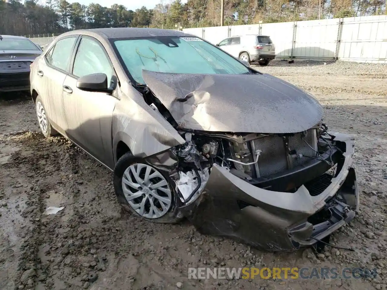 1 Photograph of a damaged car 5YFBURHE3KP867824 TOYOTA COROLLA 2019