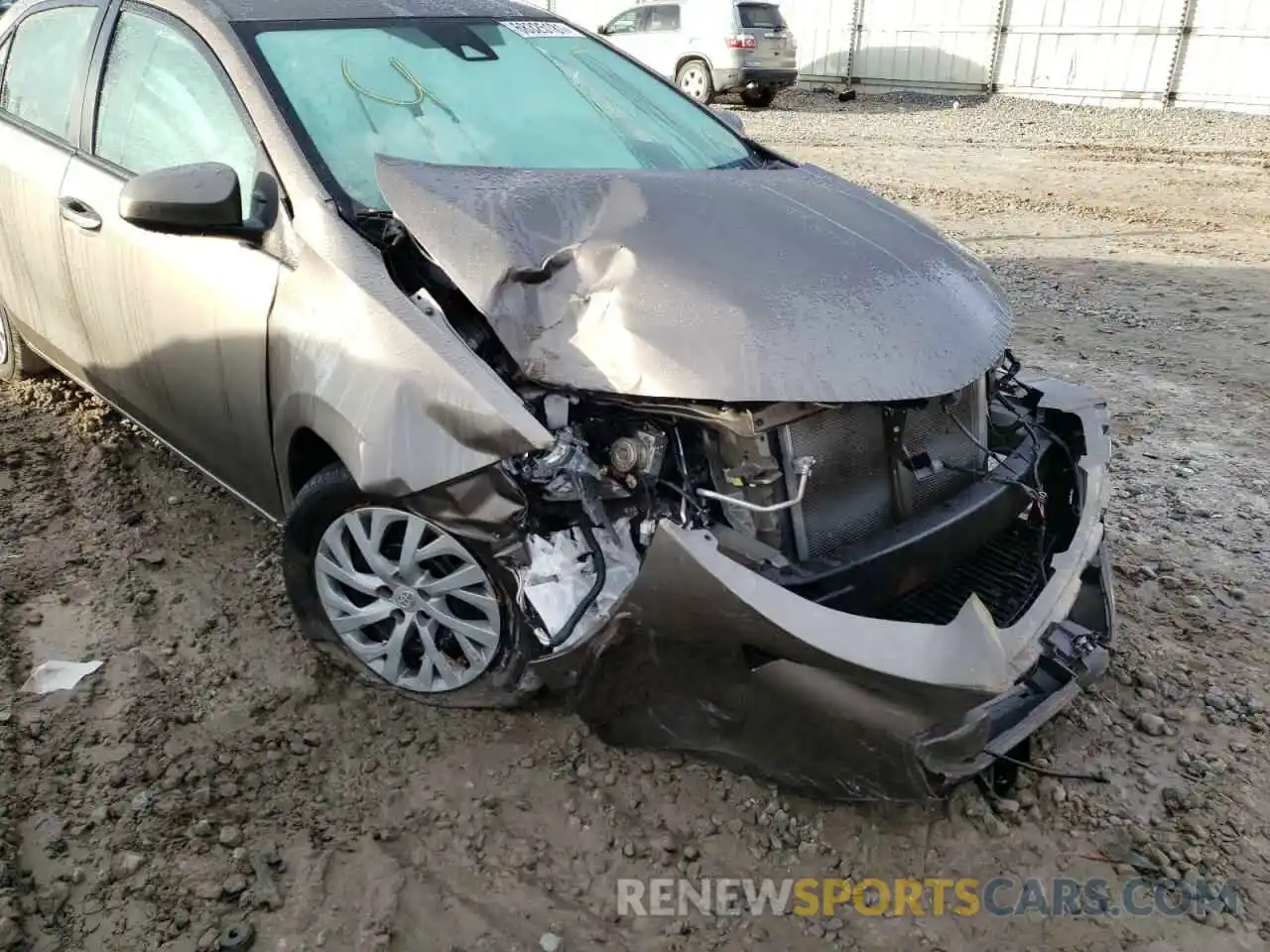 9 Photograph of a damaged car 5YFBURHE3KP867824 TOYOTA COROLLA 2019