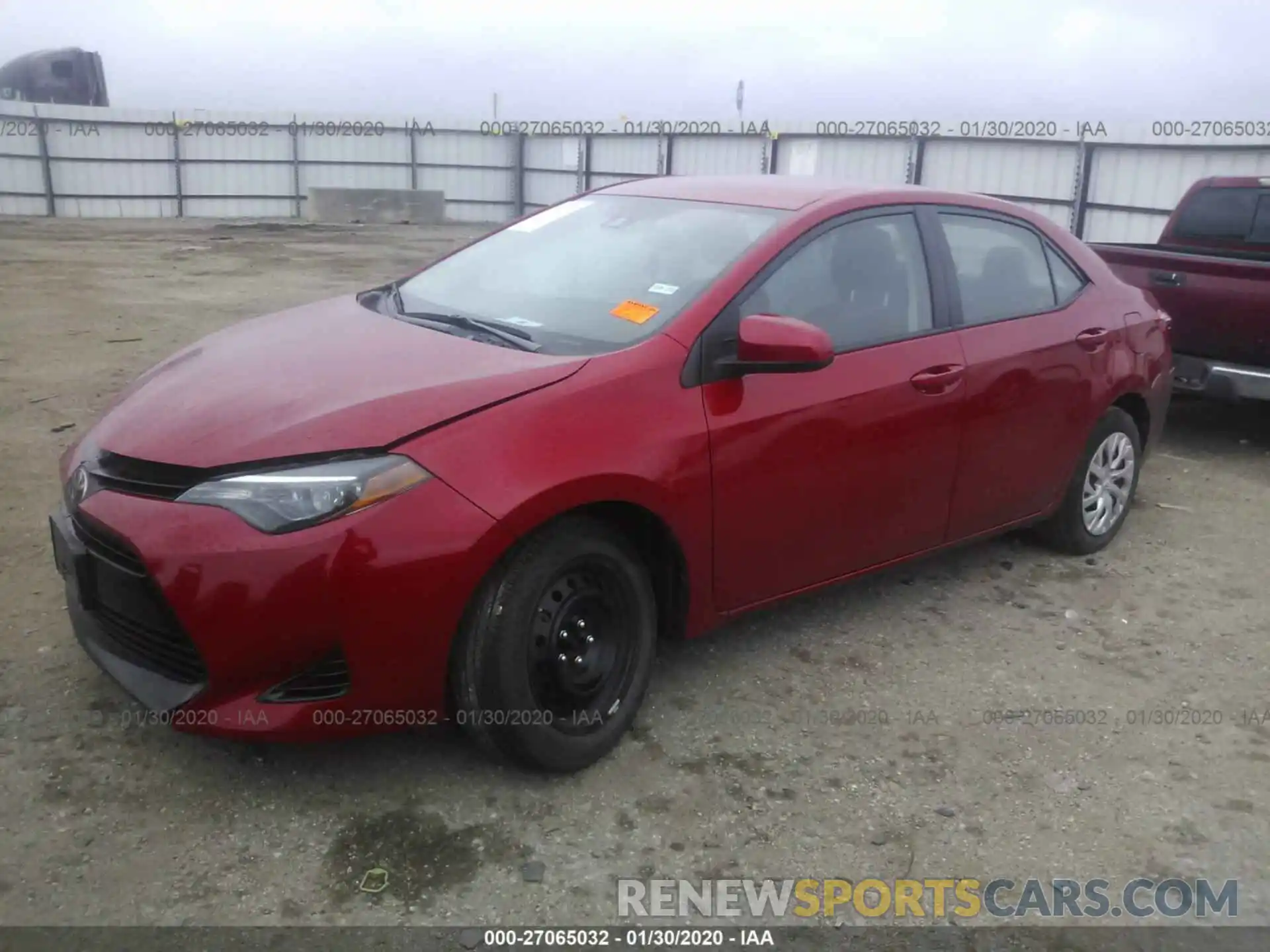 2 Photograph of a damaged car 5YFBURHE3KP868021 TOYOTA COROLLA 2019