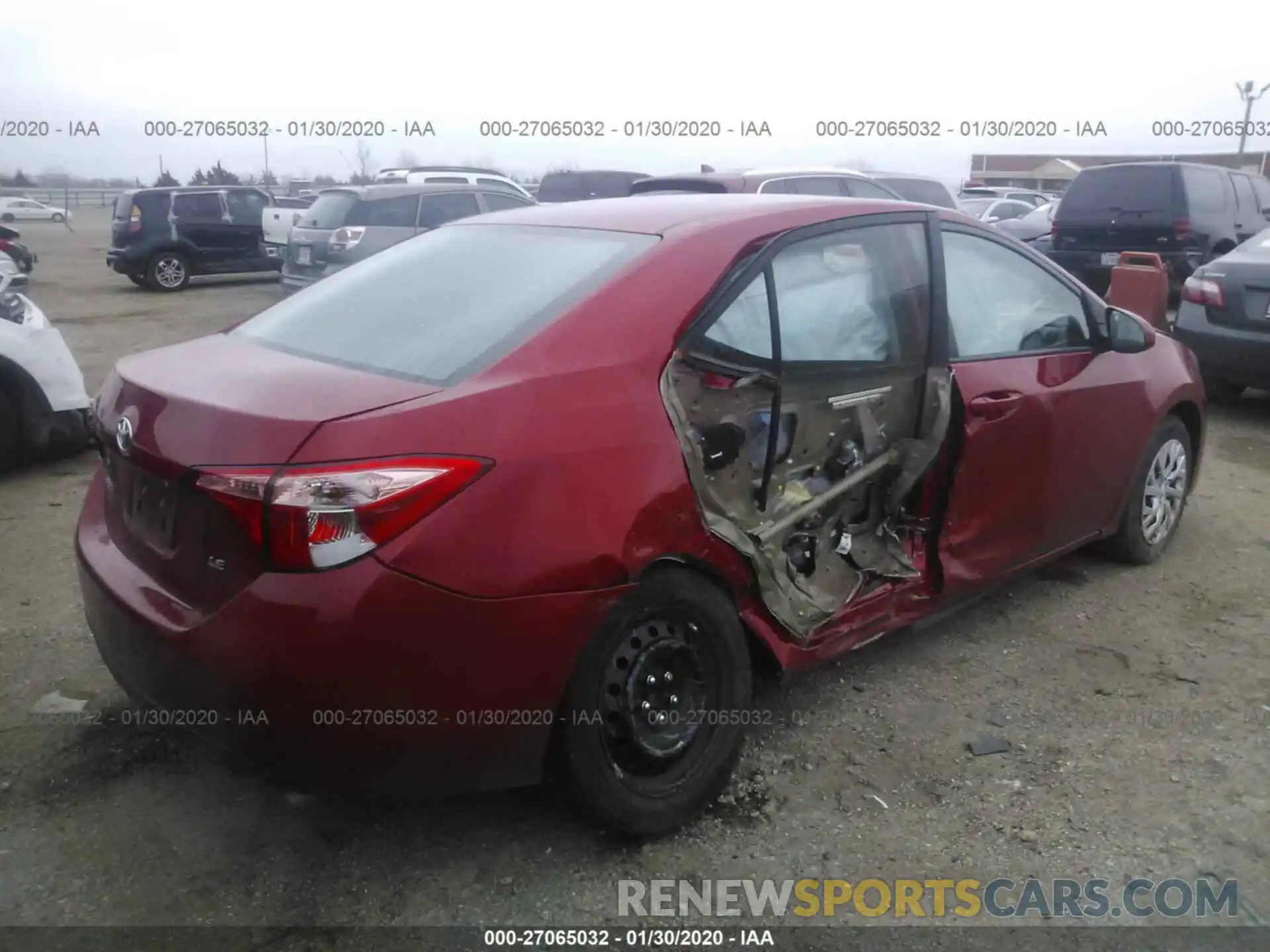 4 Photograph of a damaged car 5YFBURHE3KP868021 TOYOTA COROLLA 2019