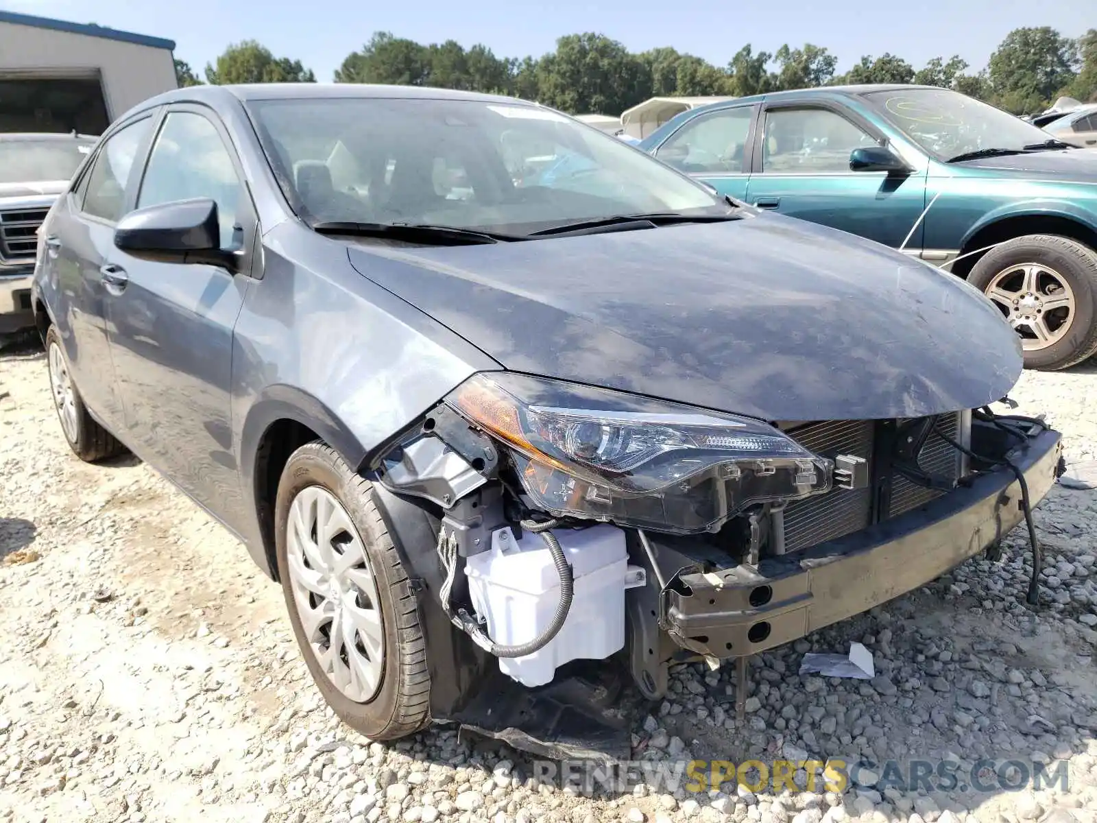 1 Photograph of a damaged car 5YFBURHE3KP868214 TOYOTA COROLLA 2019