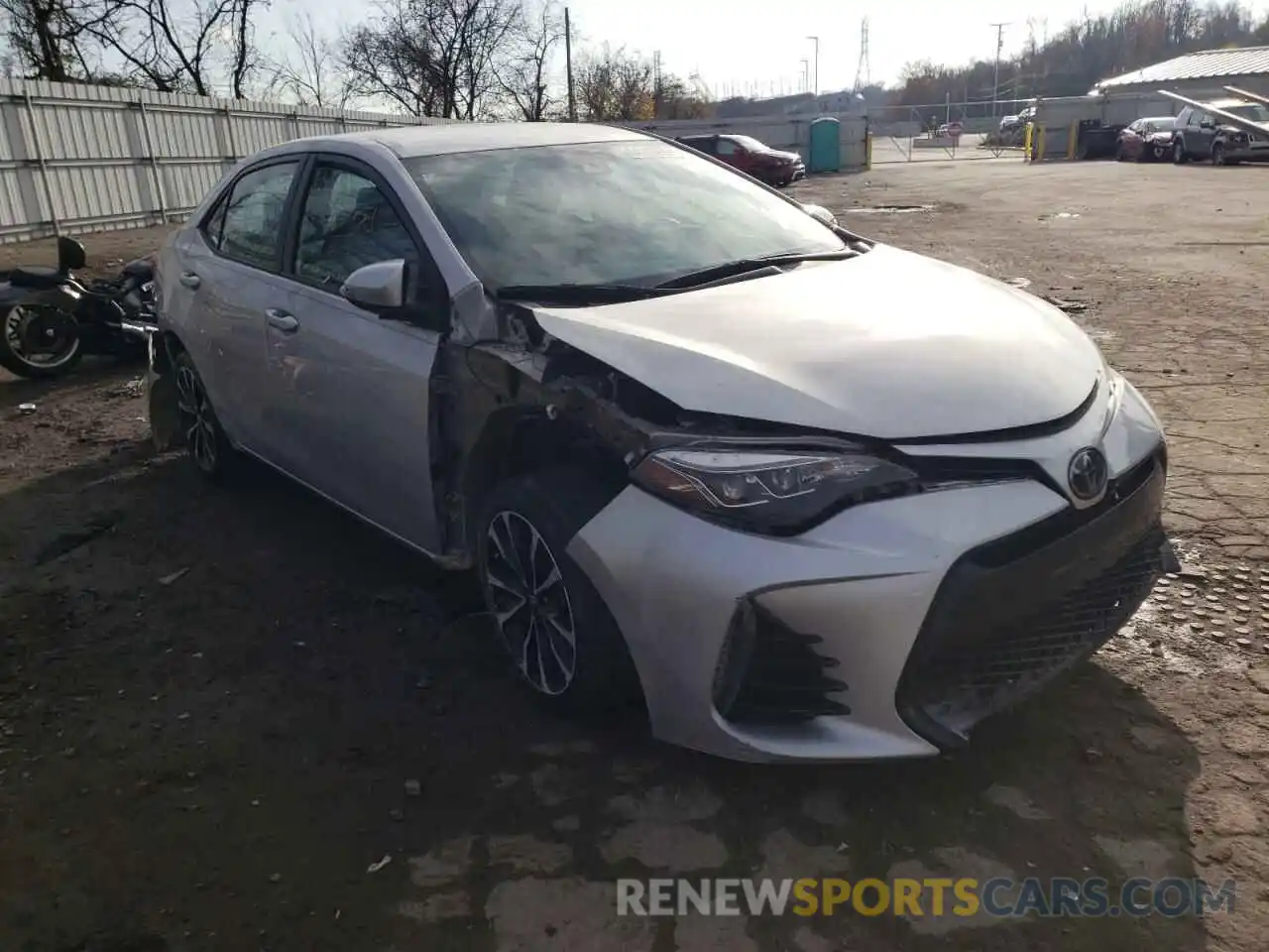 1 Photograph of a damaged car 5YFBURHE3KP868293 TOYOTA COROLLA 2019