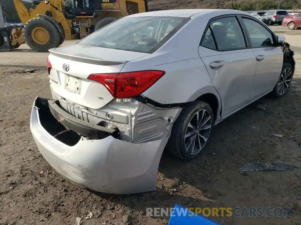 4 Photograph of a damaged car 5YFBURHE3KP868293 TOYOTA COROLLA 2019