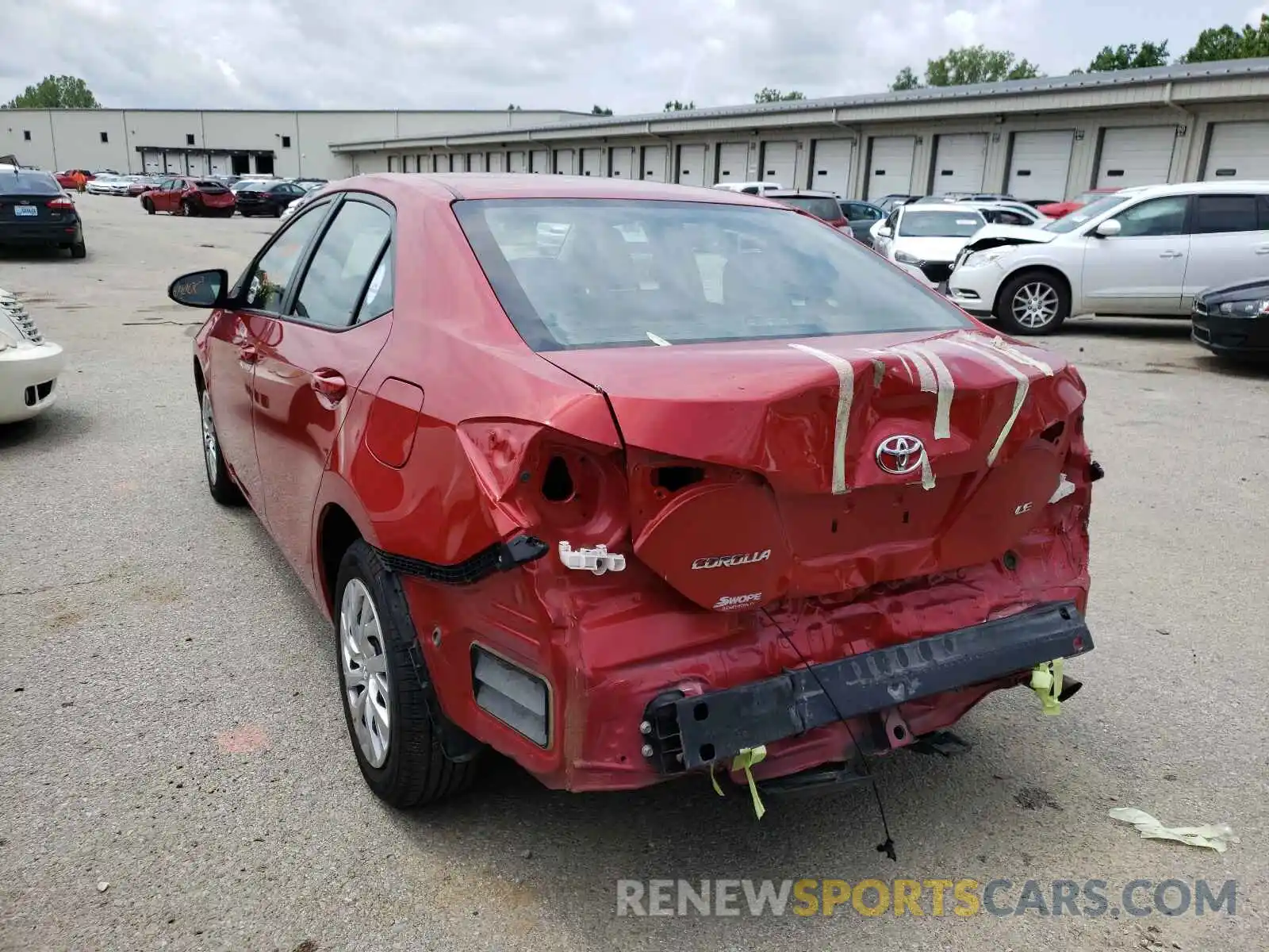 3 Photograph of a damaged car 5YFBURHE3KP868892 TOYOTA COROLLA 2019