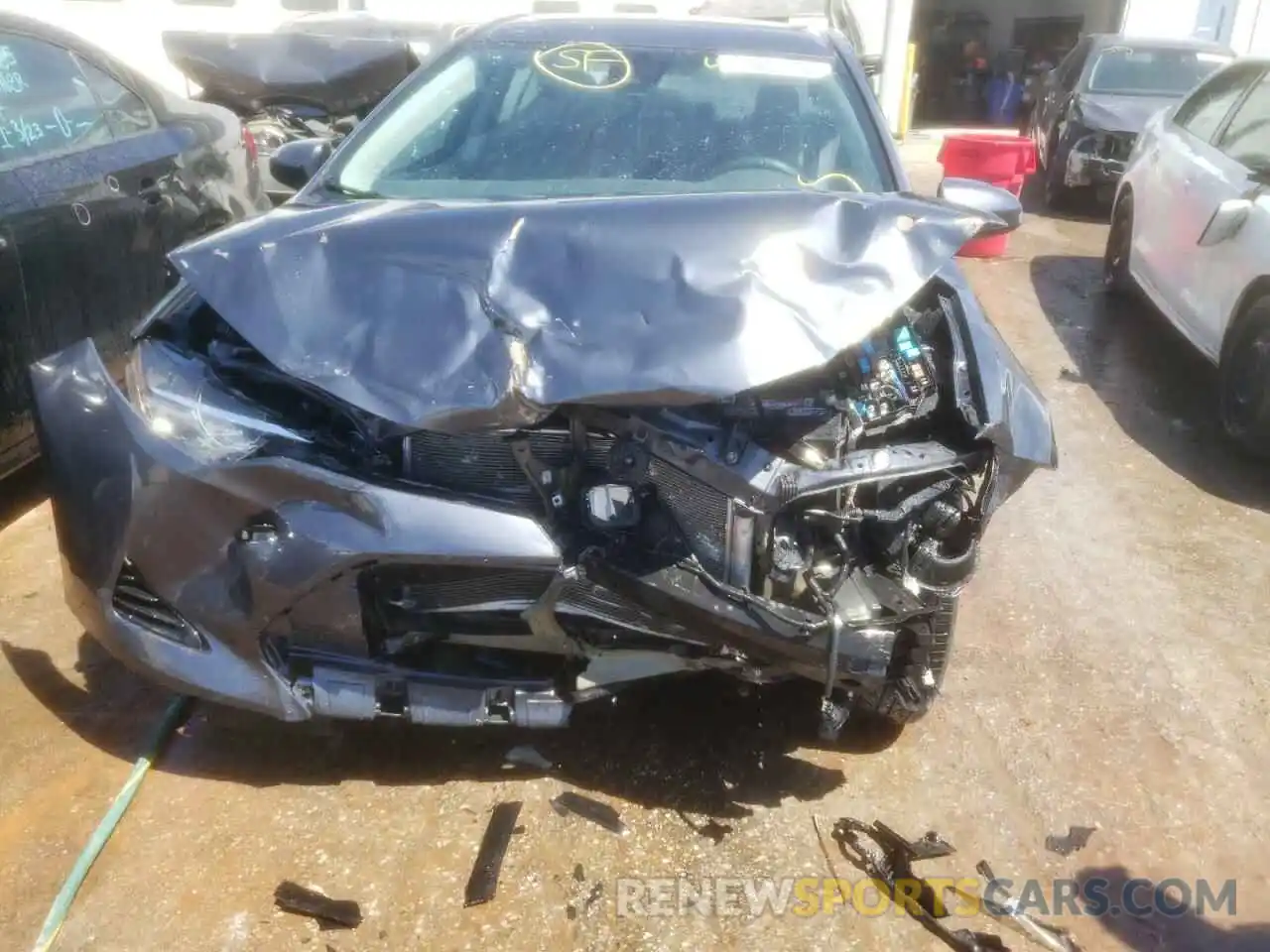 9 Photograph of a damaged car 5YFBURHE3KP869220 TOYOTA COROLLA 2019