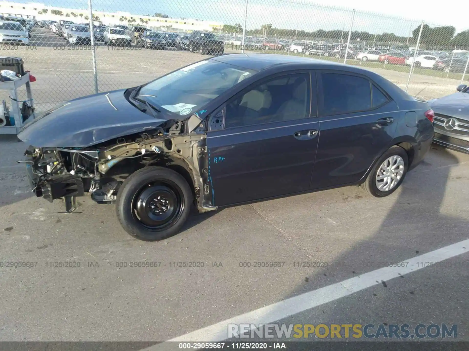 6 Photograph of a damaged car 5YFBURHE3KP869430 TOYOTA COROLLA 2019