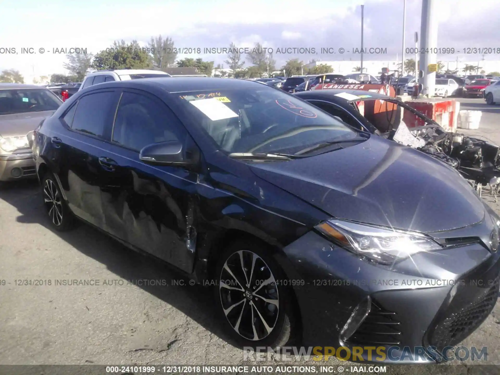 6 Photograph of a damaged car 5YFBURHE3KP869492 TOYOTA COROLLA 2019