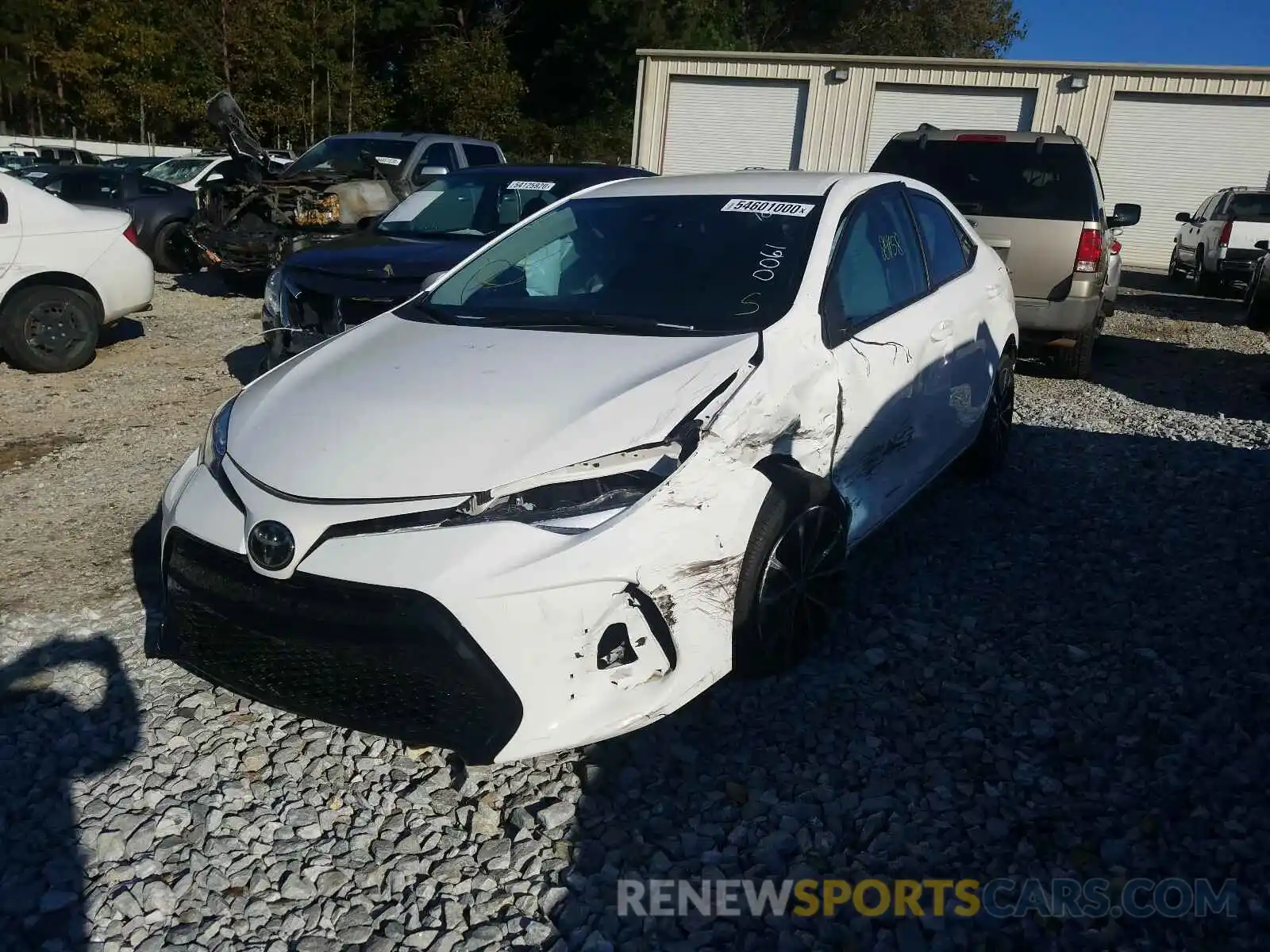 2 Photograph of a damaged car 5YFBURHE3KP870061 TOYOTA COROLLA 2019