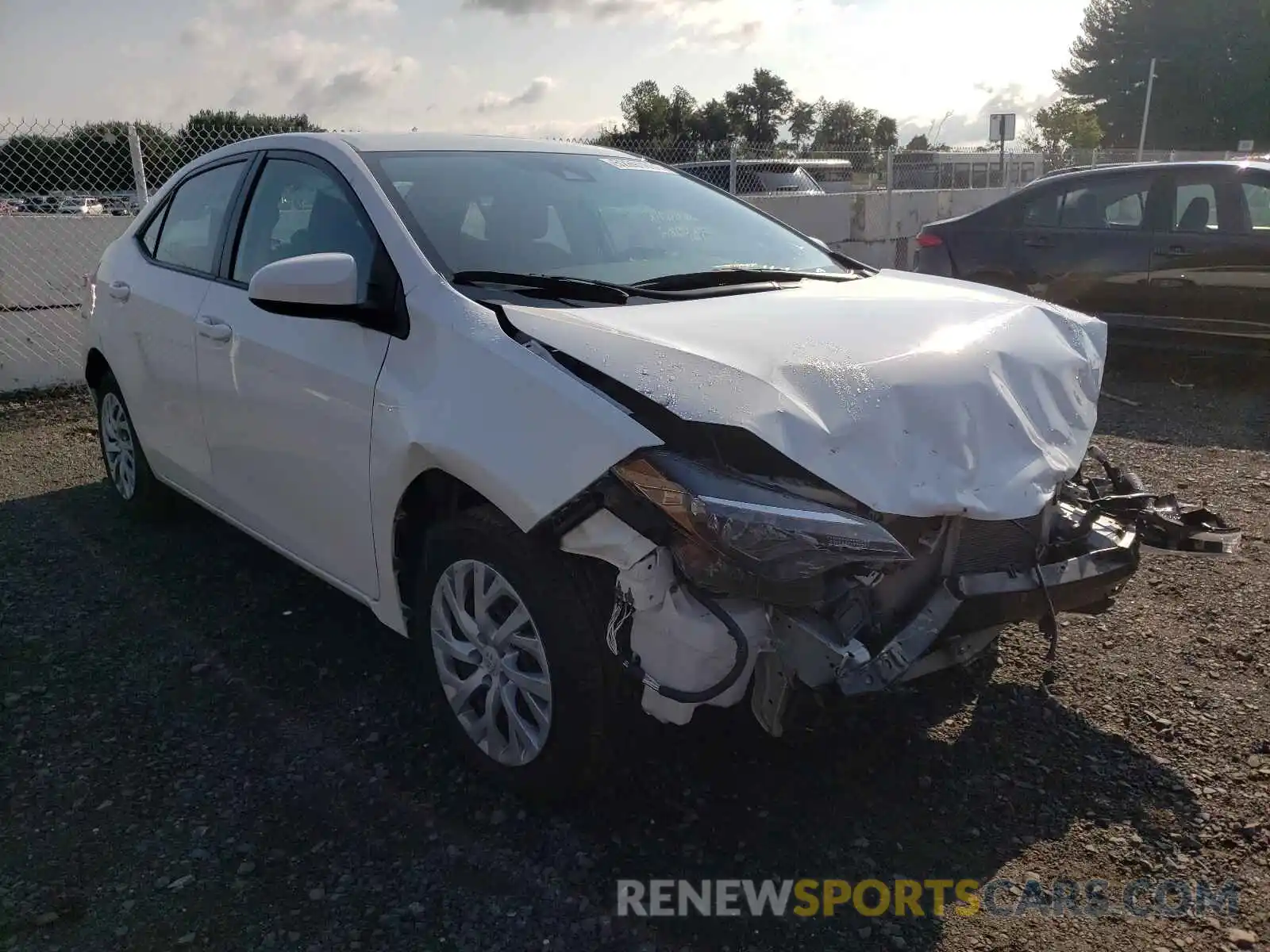 1 Photograph of a damaged car 5YFBURHE3KP870500 TOYOTA COROLLA 2019