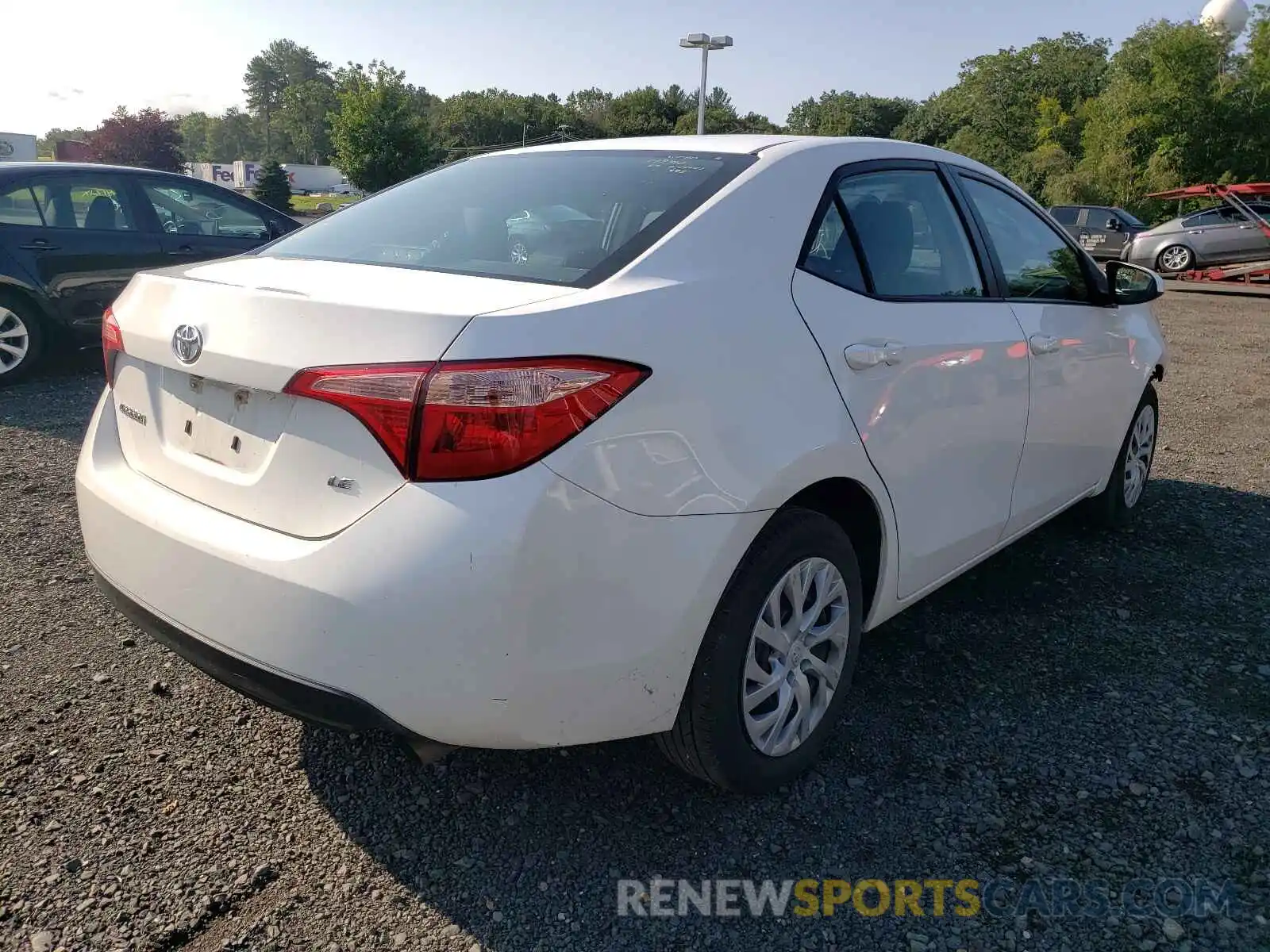 4 Photograph of a damaged car 5YFBURHE3KP870500 TOYOTA COROLLA 2019