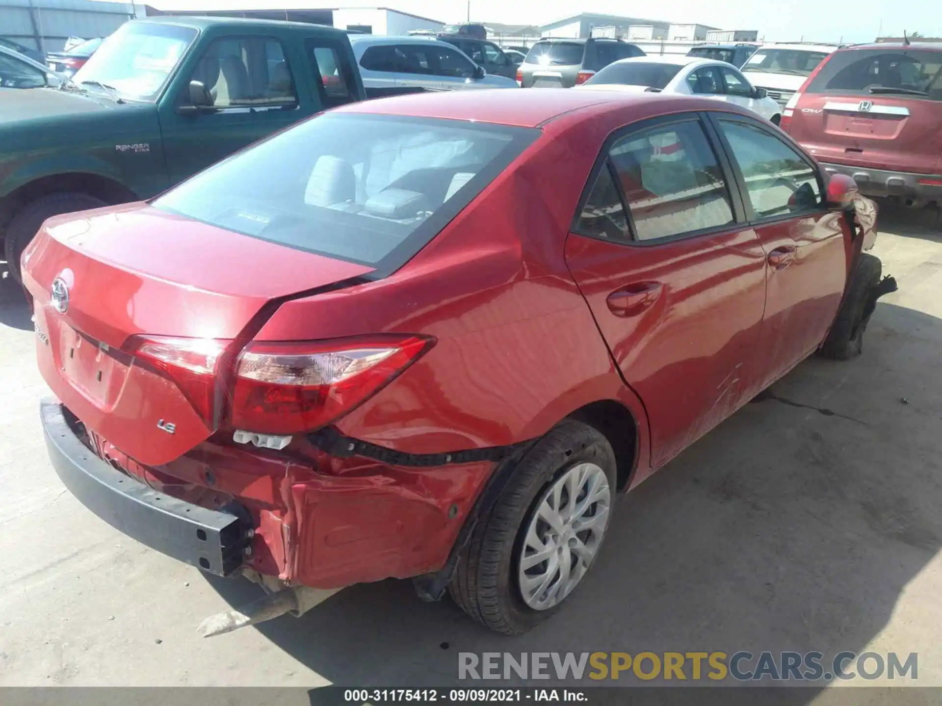 4 Photograph of a damaged car 5YFBURHE3KP870562 TOYOTA COROLLA 2019