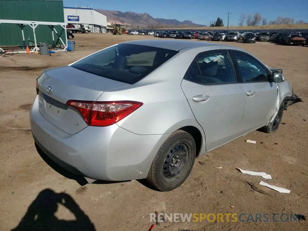 4 Photograph of a damaged car 5YFBURHE3KP871176 TOYOTA COROLLA 2019