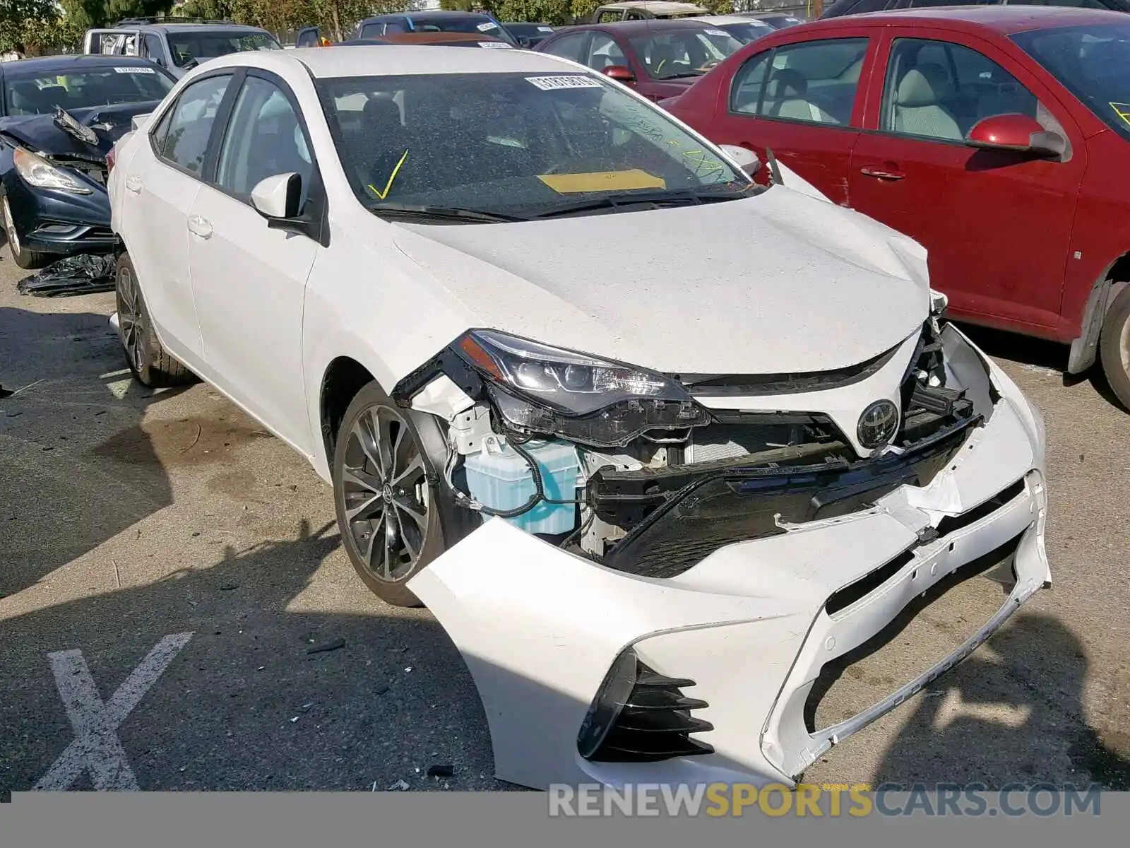 1 Photograph of a damaged car 5YFBURHE3KP871758 TOYOTA COROLLA 2019