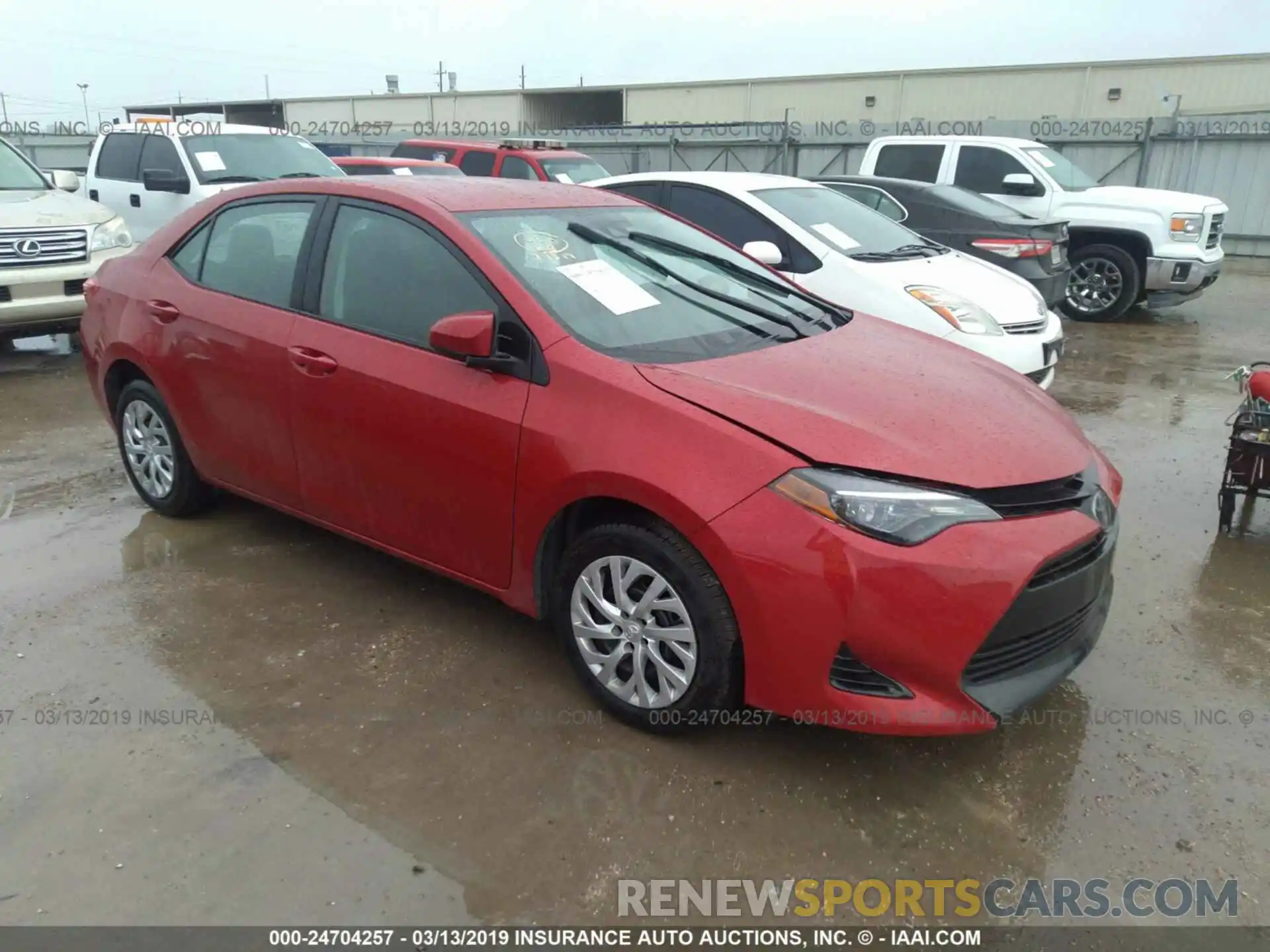 1 Photograph of a damaged car 5YFBURHE3KP871808 TOYOTA COROLLA 2019