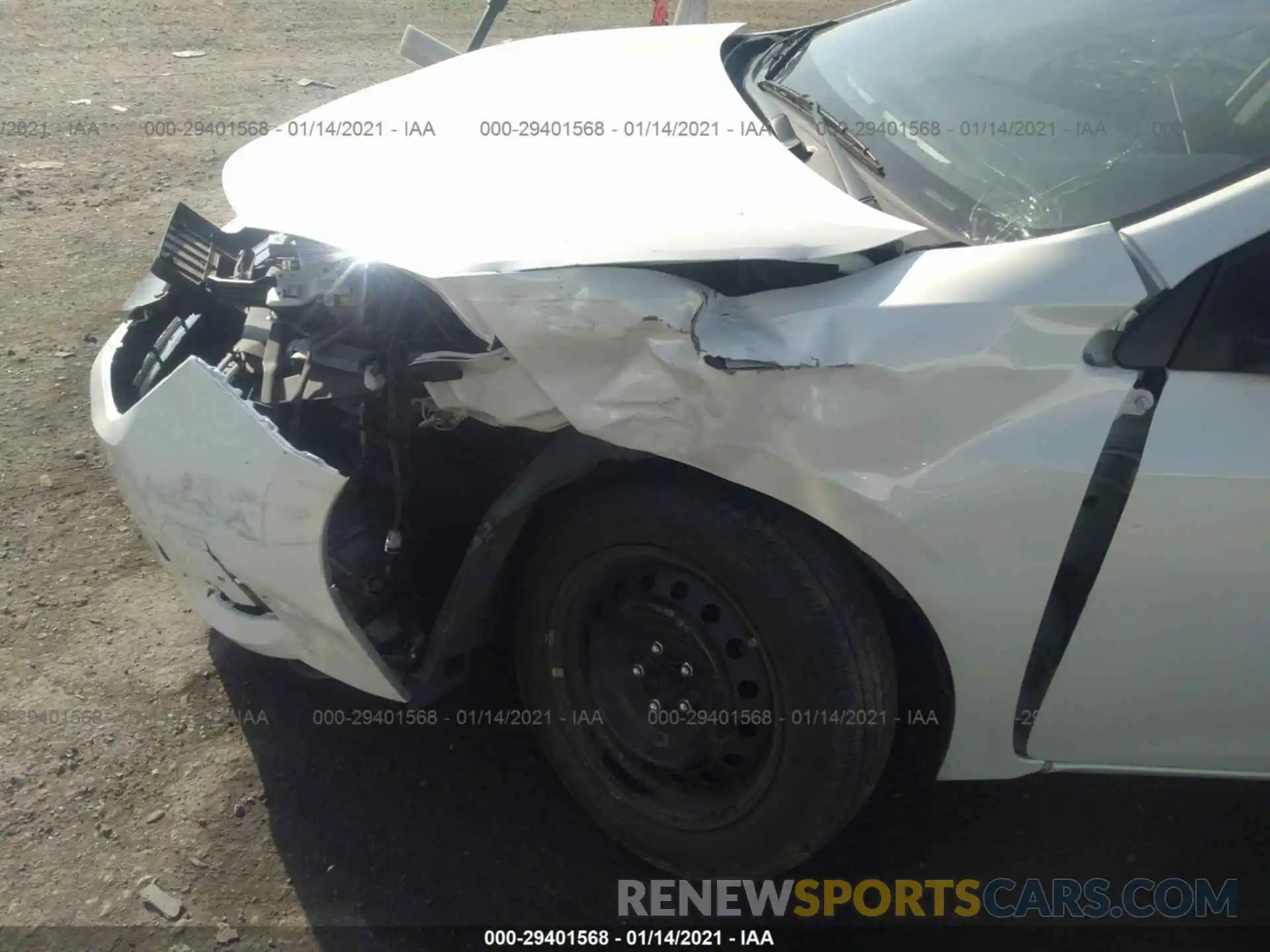 6 Photograph of a damaged car 5YFBURHE3KP872229 TOYOTA COROLLA 2019