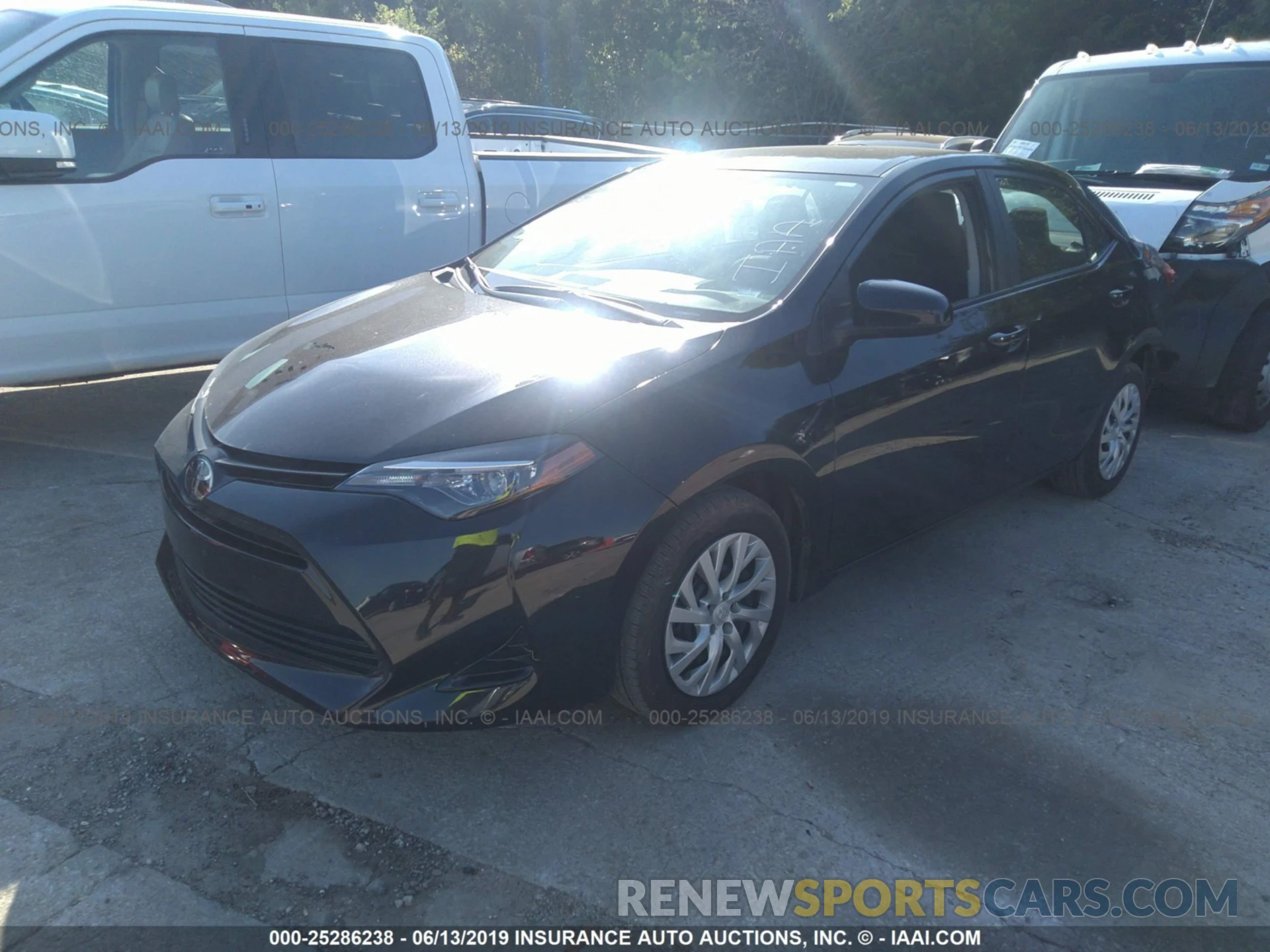 2 Photograph of a damaged car 5YFBURHE3KP872330 TOYOTA COROLLA 2019