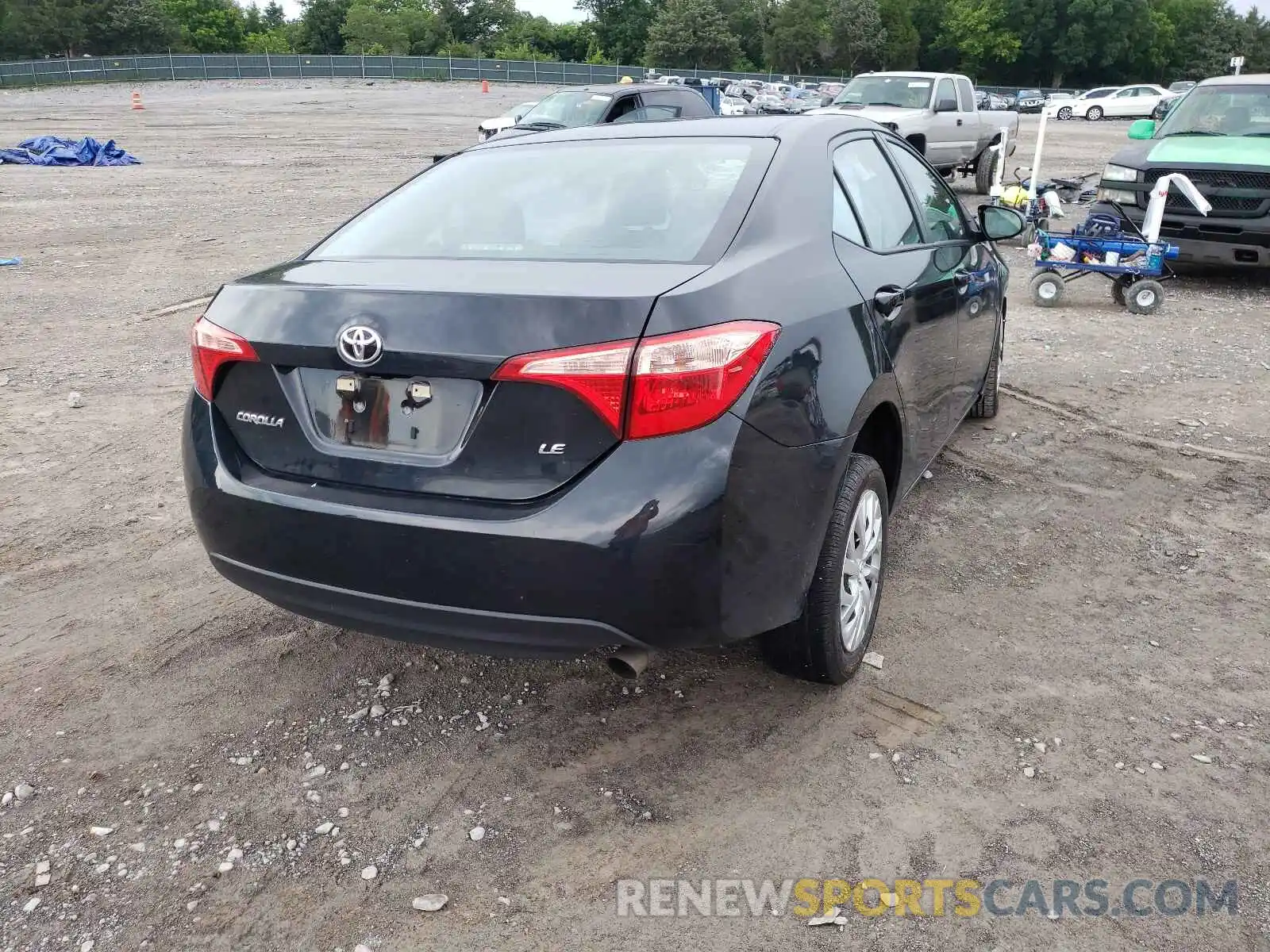 4 Photograph of a damaged car 5YFBURHE3KP872490 TOYOTA COROLLA 2019