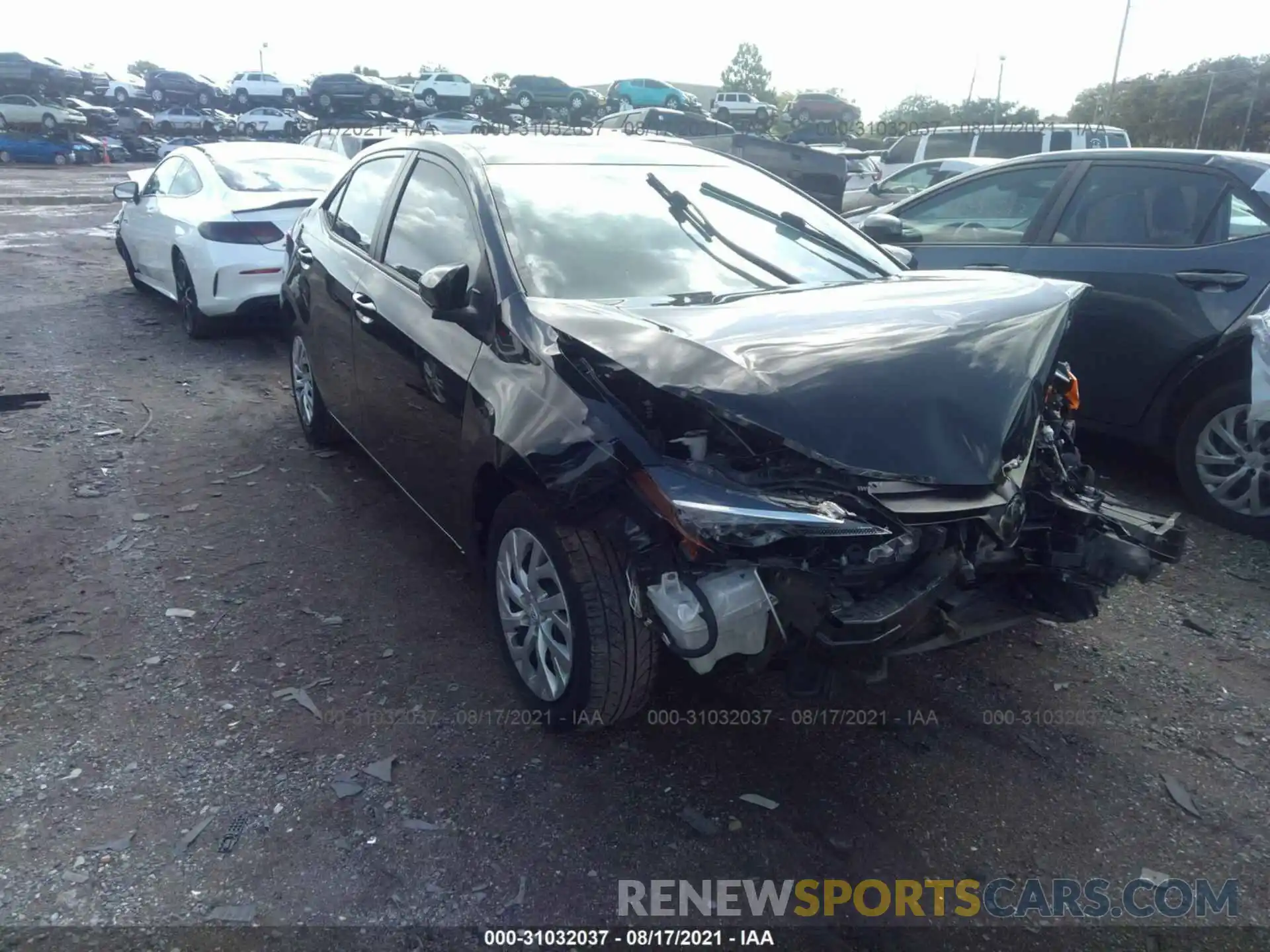 1 Photograph of a damaged car 5YFBURHE3KP872540 TOYOTA COROLLA 2019