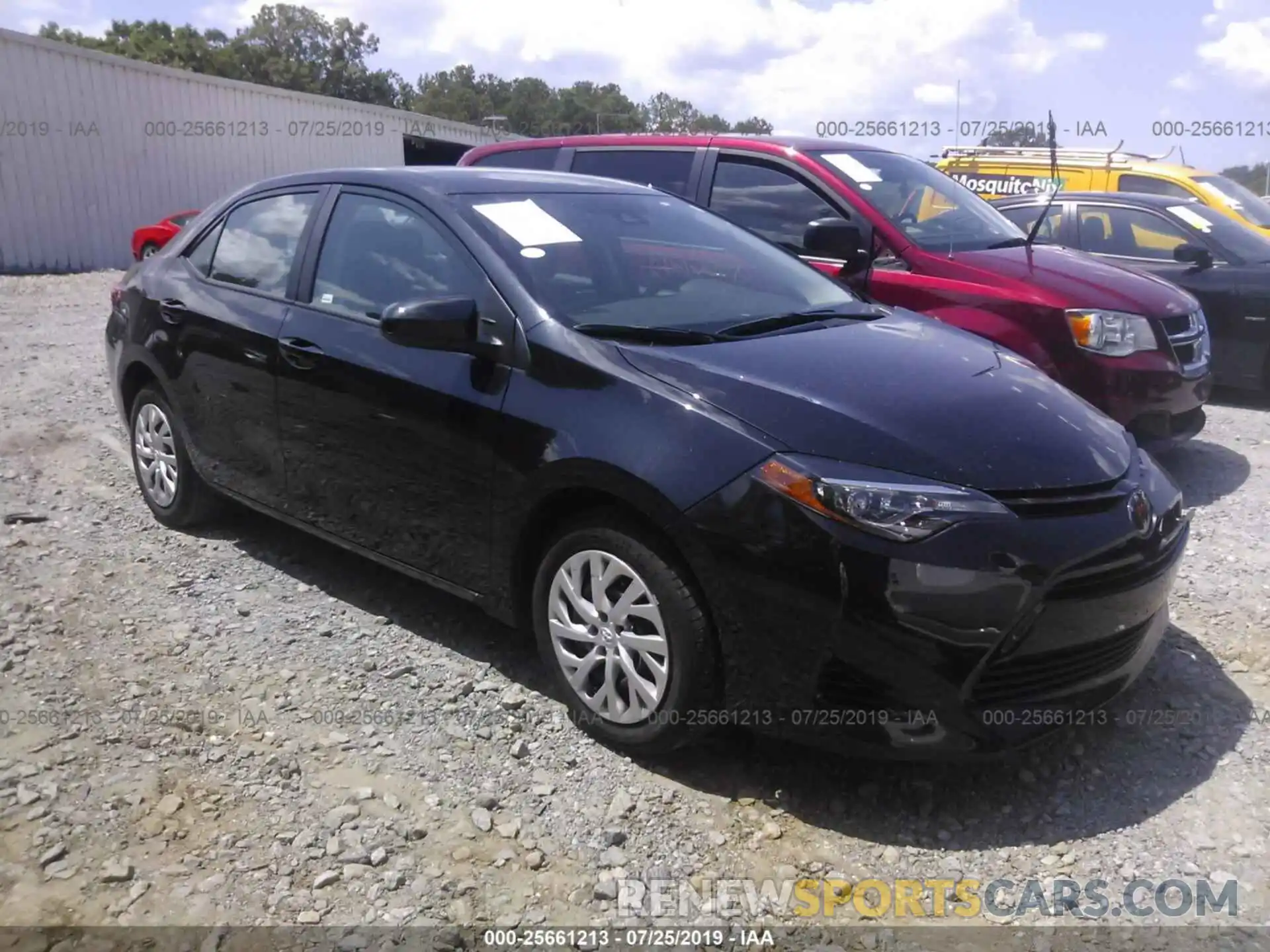 1 Photograph of a damaged car 5YFBURHE3KP872604 TOYOTA COROLLA 2019