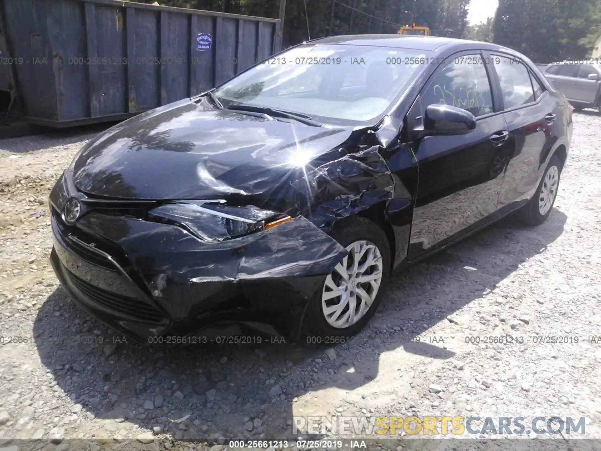 2 Photograph of a damaged car 5YFBURHE3KP872604 TOYOTA COROLLA 2019