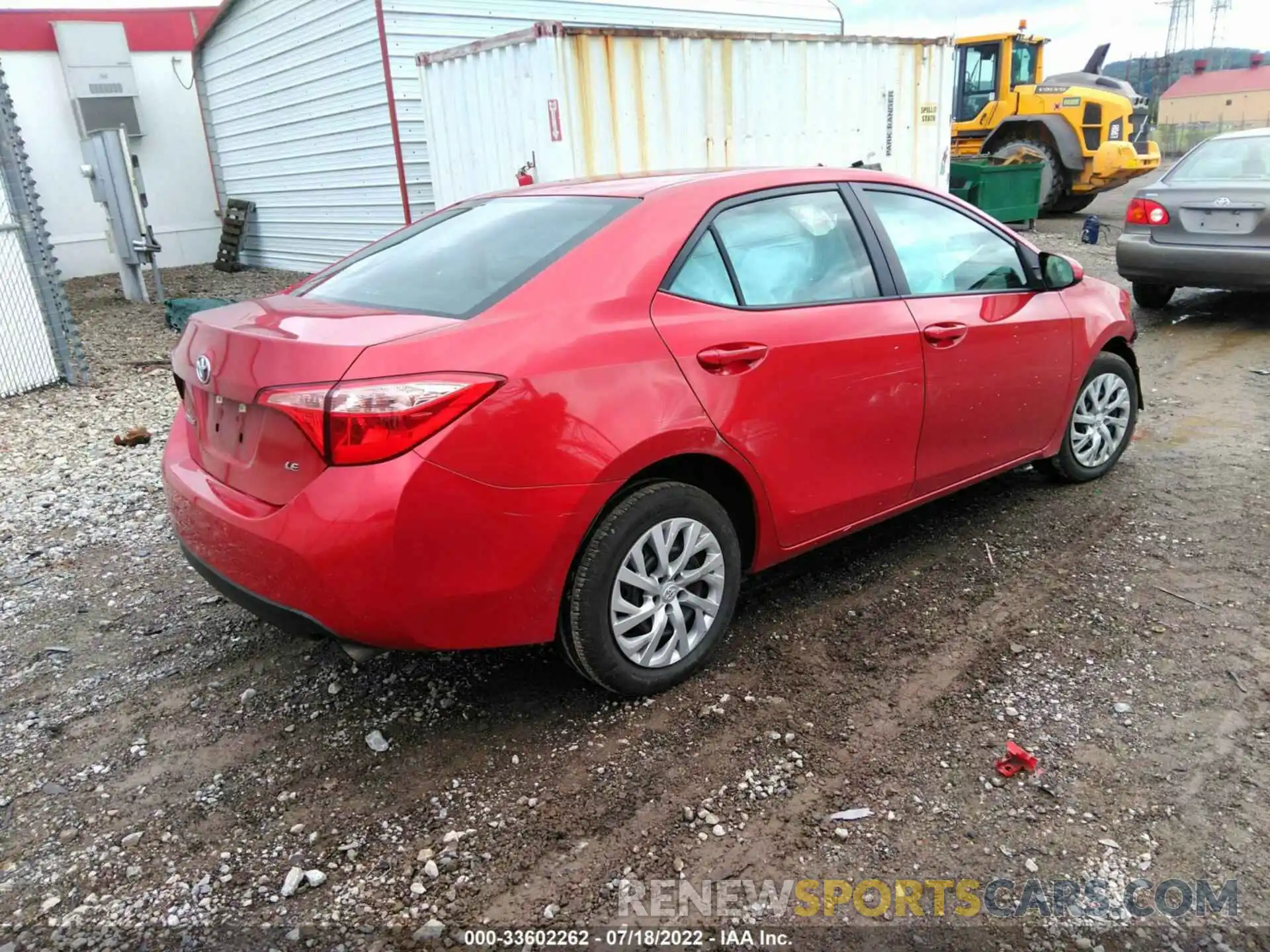 4 Фотография поврежденного автомобиля 5YFBURHE3KP872845 TOYOTA COROLLA 2019