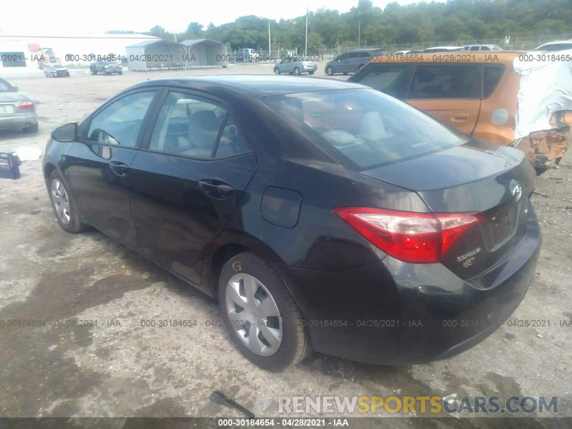 3 Photograph of a damaged car 5YFBURHE3KP872893 TOYOTA COROLLA 2019