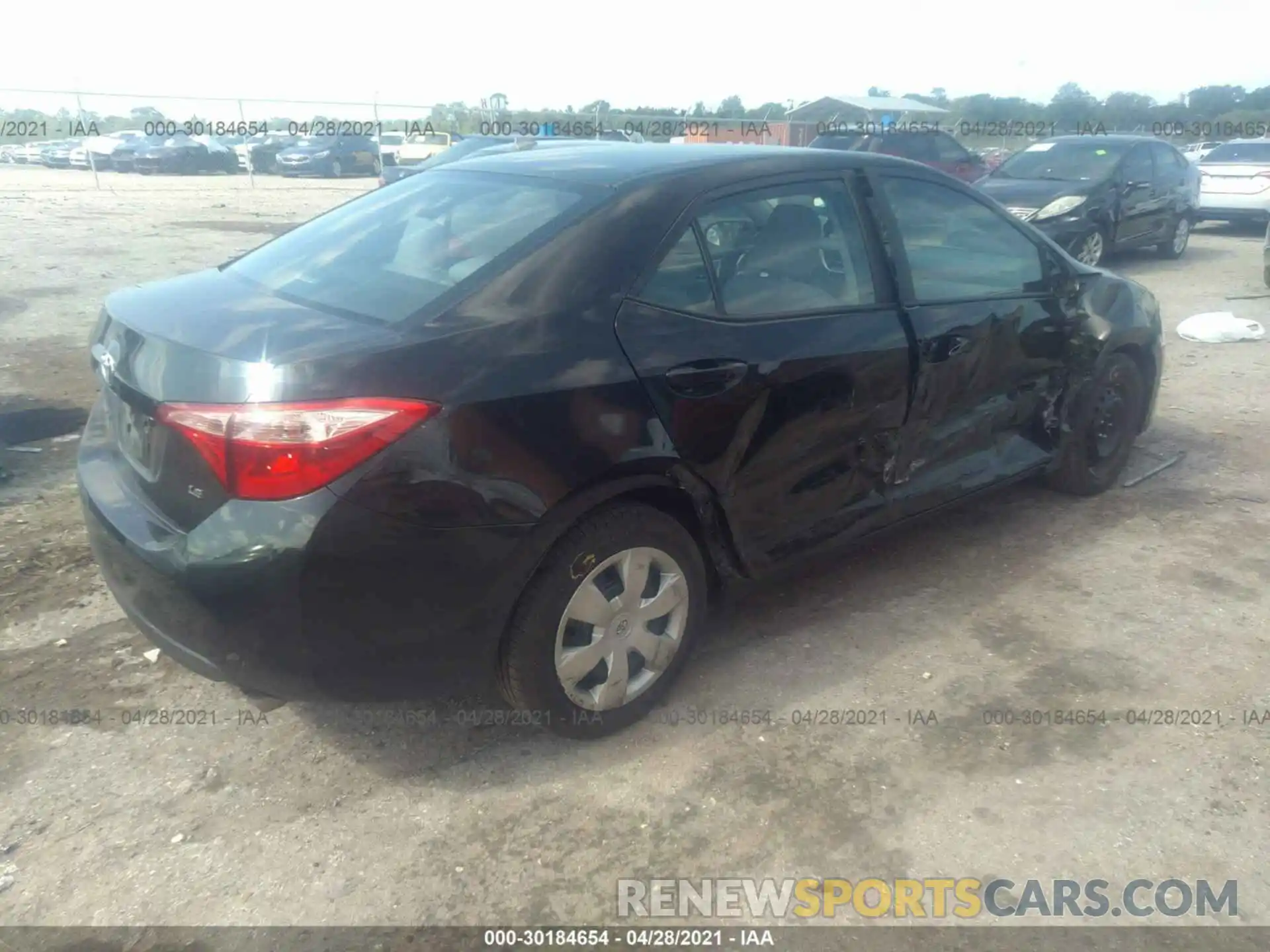 4 Photograph of a damaged car 5YFBURHE3KP872893 TOYOTA COROLLA 2019