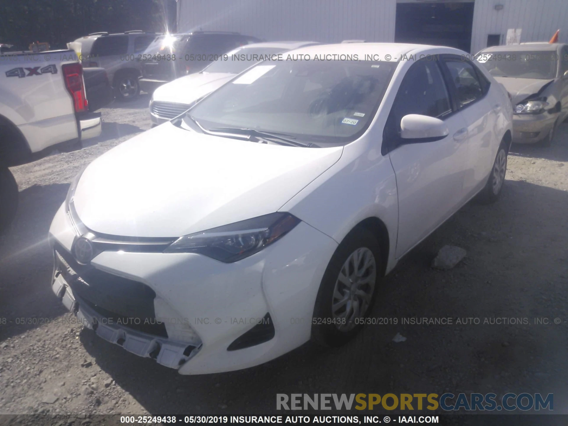 2 Photograph of a damaged car 5YFBURHE3KP872912 TOYOTA COROLLA 2019