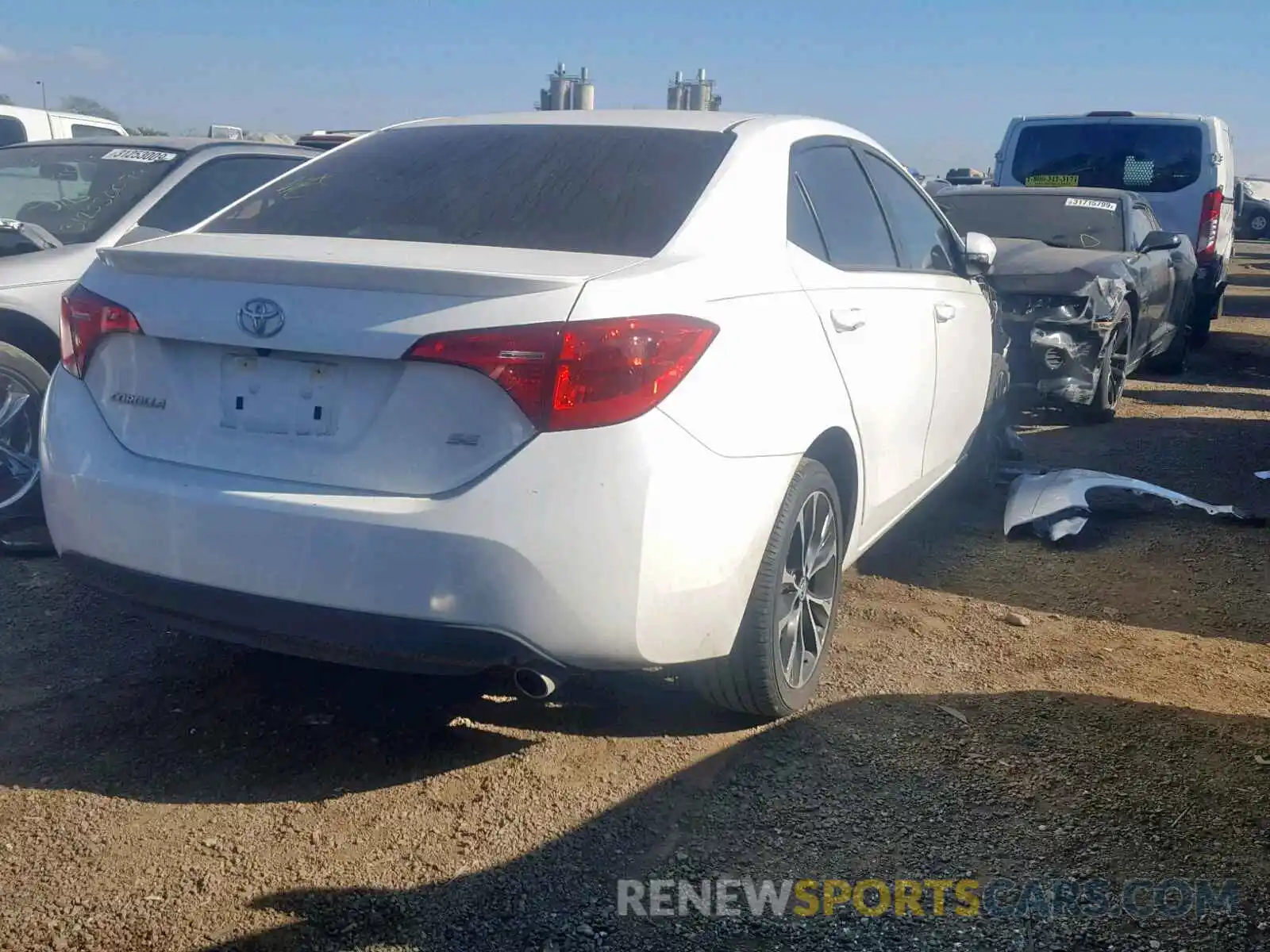 4 Photograph of a damaged car 5YFBURHE3KP872957 TOYOTA COROLLA 2019