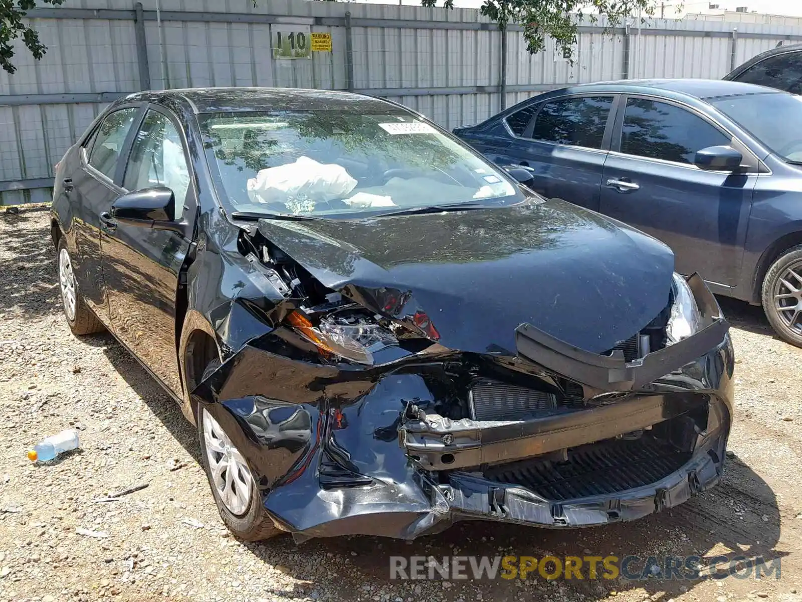 1 Photograph of a damaged car 5YFBURHE3KP873672 TOYOTA COROLLA 2019